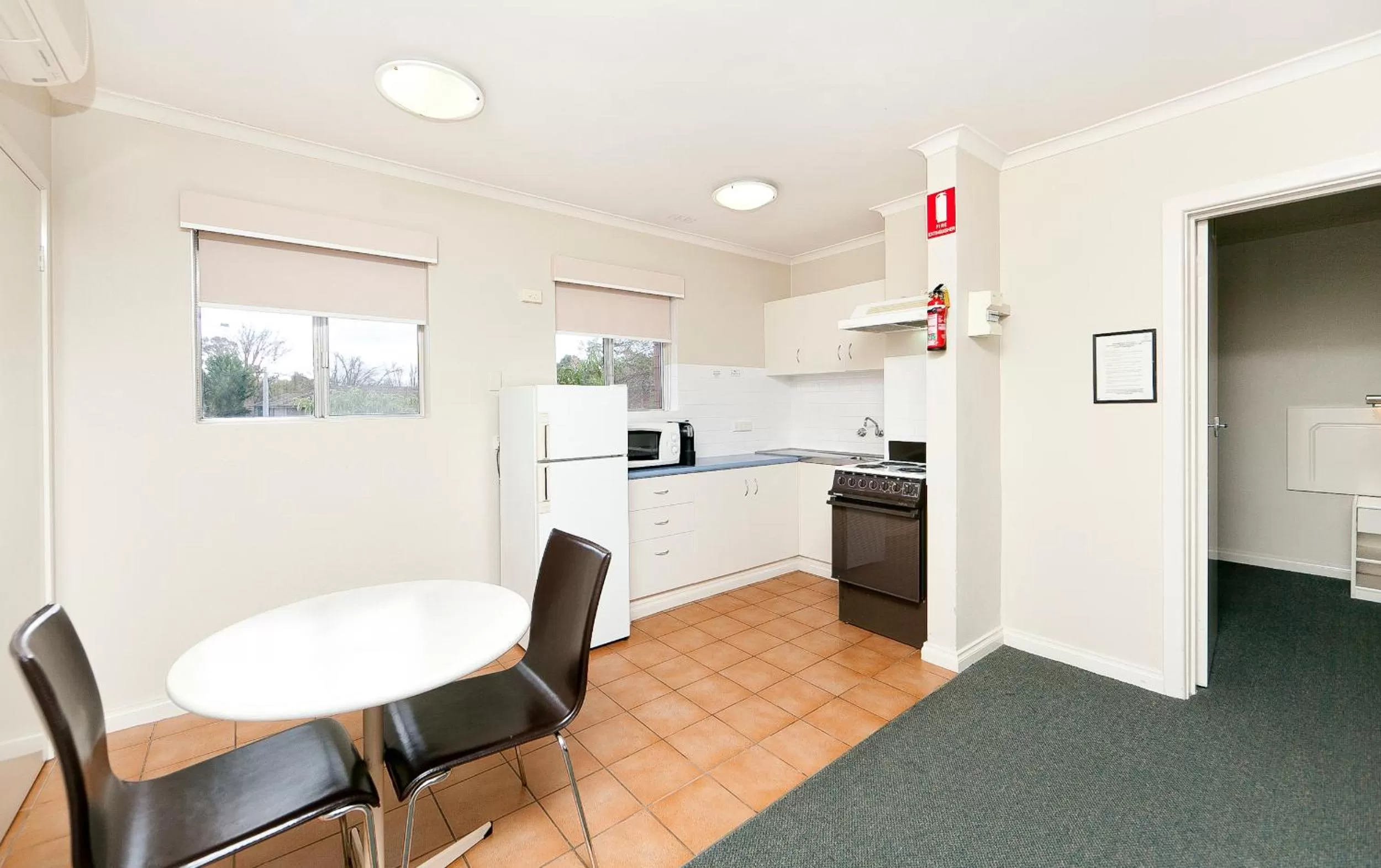 Kitchen or kitchenette in Forrest Hotel & Apartments