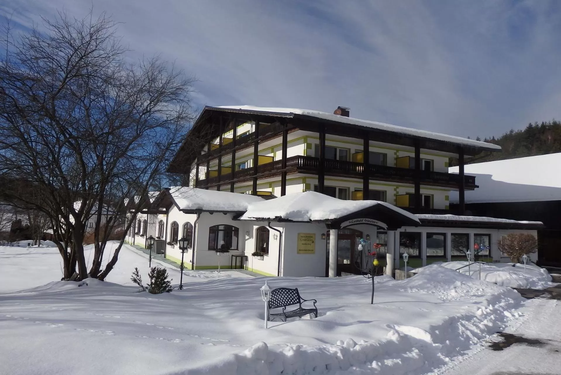 Property building in Landhotel GrünWies -Bonsai-Wellness Garni
