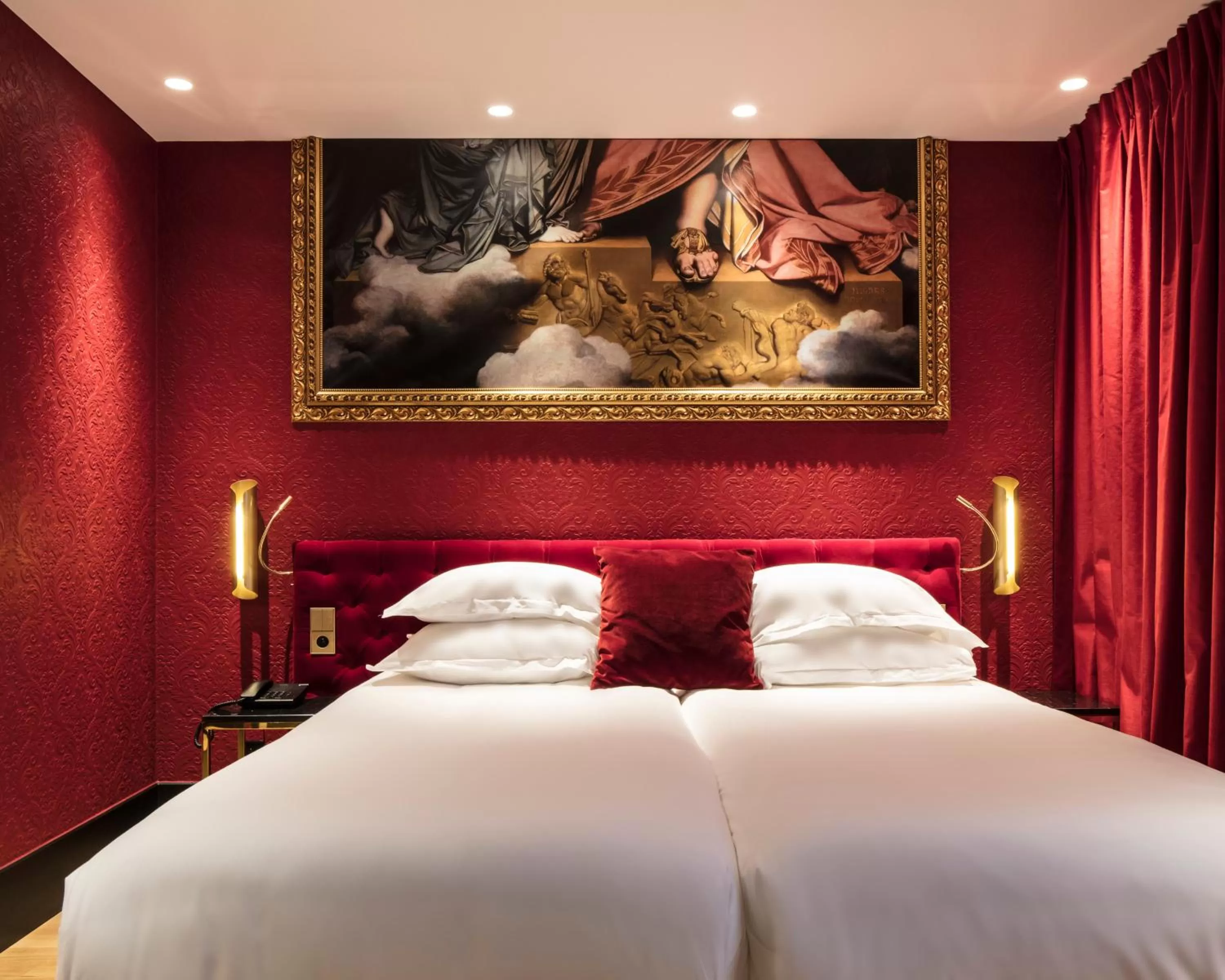 Photo of the whole room, Bed in Hotel Eiffel Petit Louvre