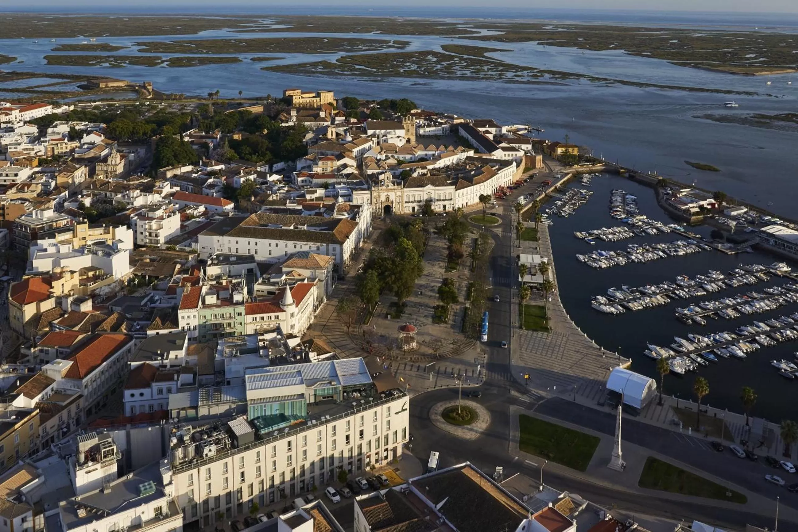 Bird's eye view in Occidental Faro