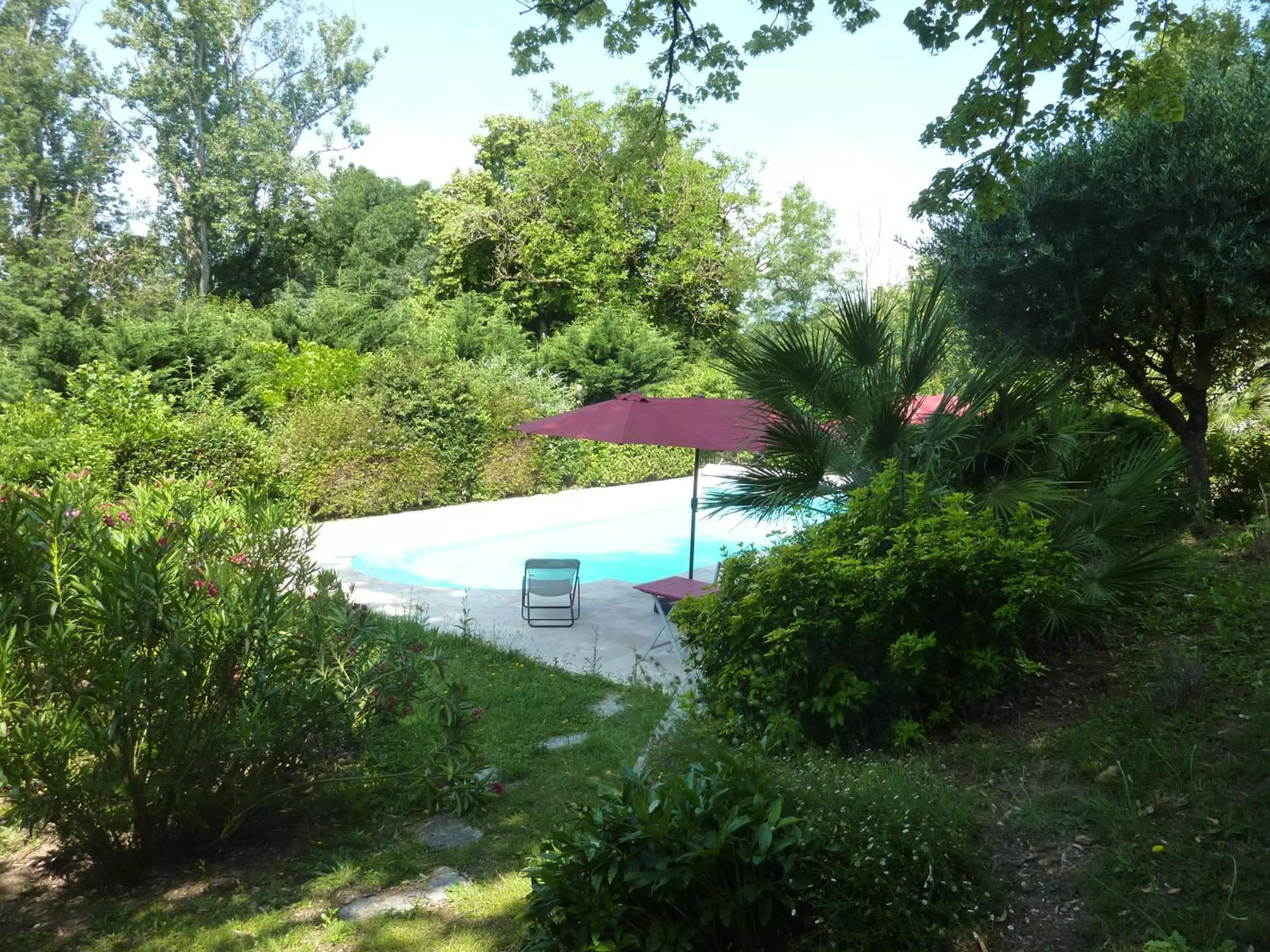 Pool View in Beaux Chênes