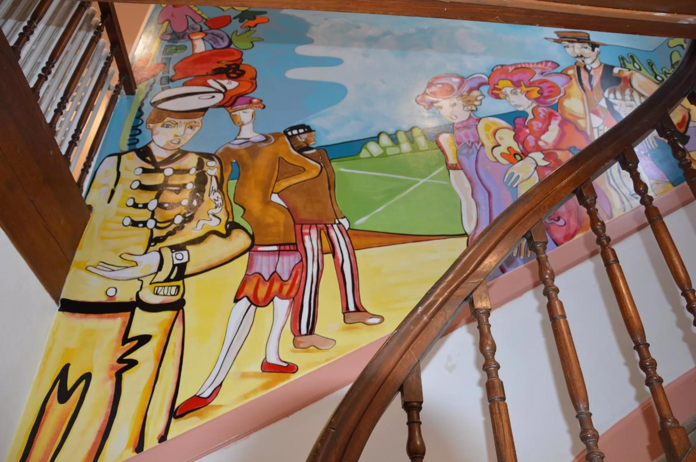 Decorative detail in Hotel le Faisan