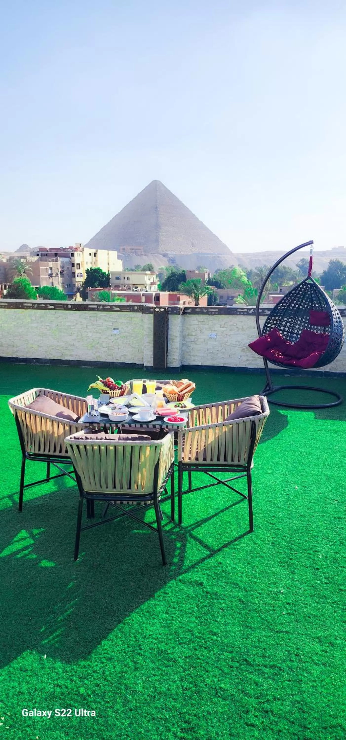 Balcony/Terrace in King Cheops Inn - Pyramid View