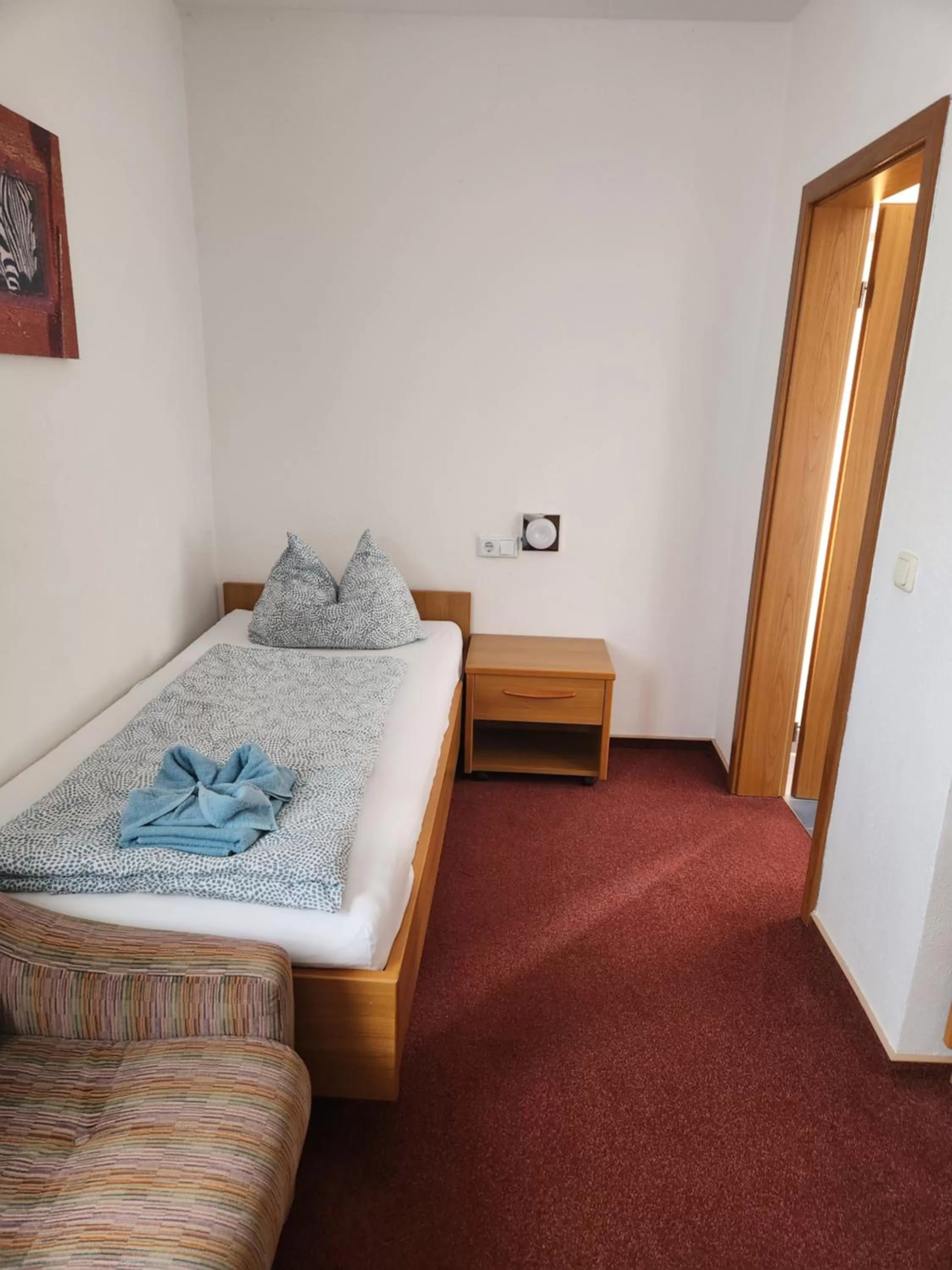 Bed in Mainstern Hotel