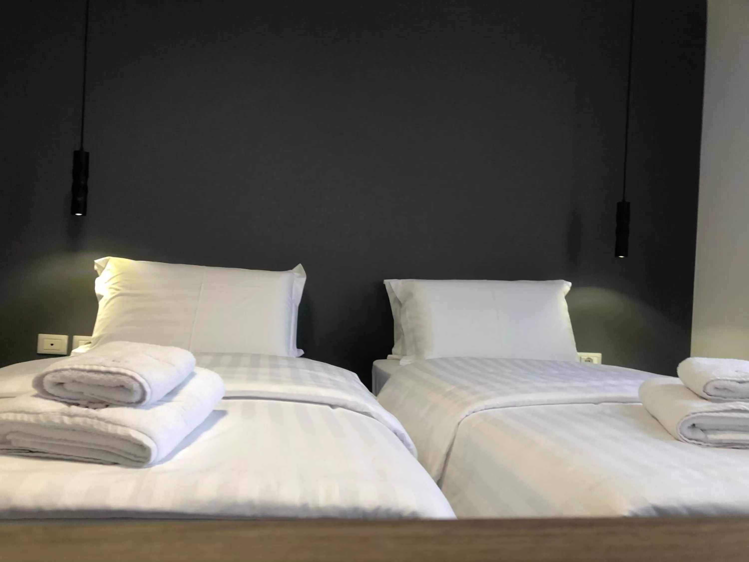 Bed in Grand Hotel Pogradec