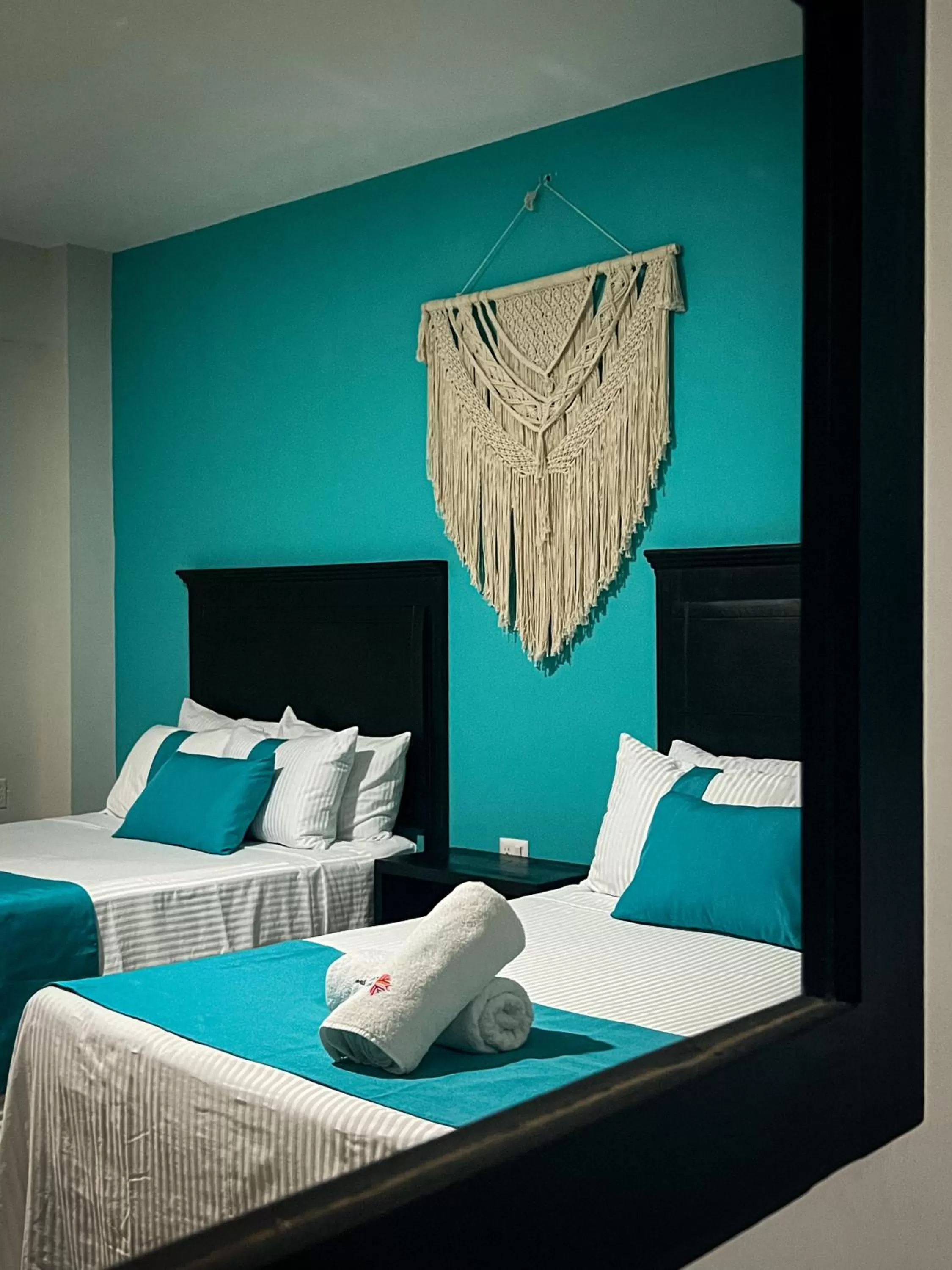 Bed in Hotel Tamtokow