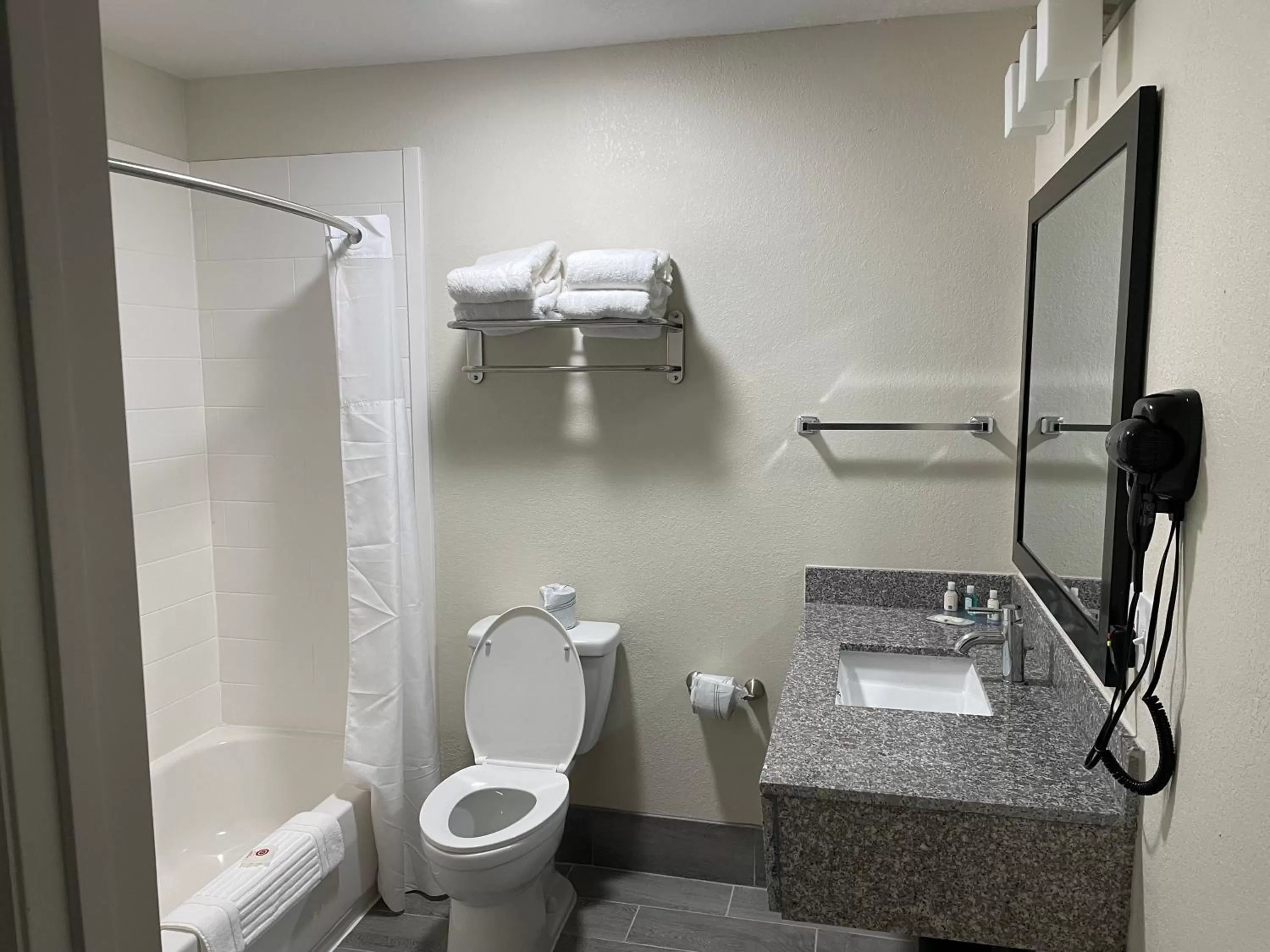 Bathroom in Quality Inn & Suites Spring Lake - Fayetteville near Fort Bragg