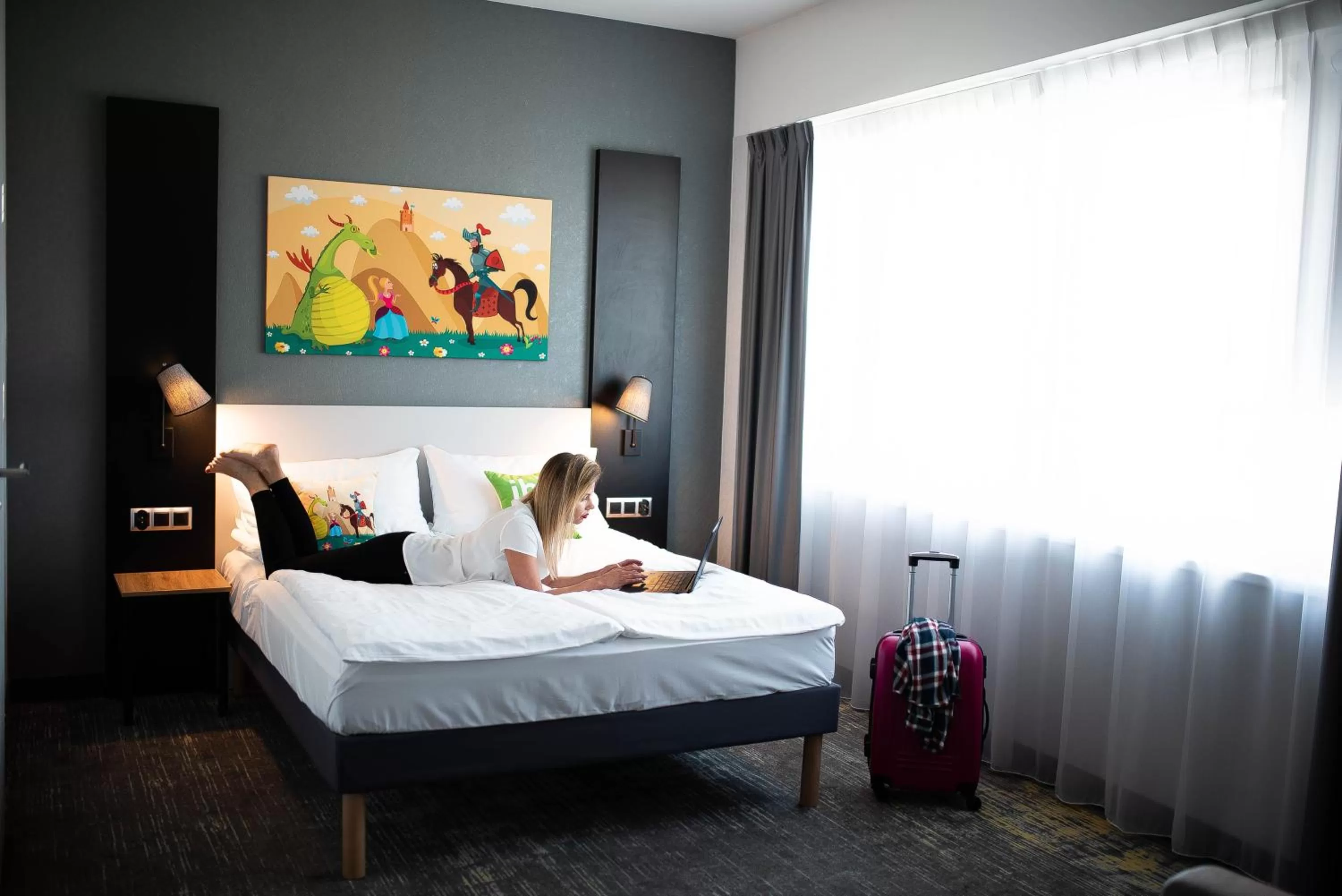 Photo of the whole room, Bed in ibis styles Grudziadz