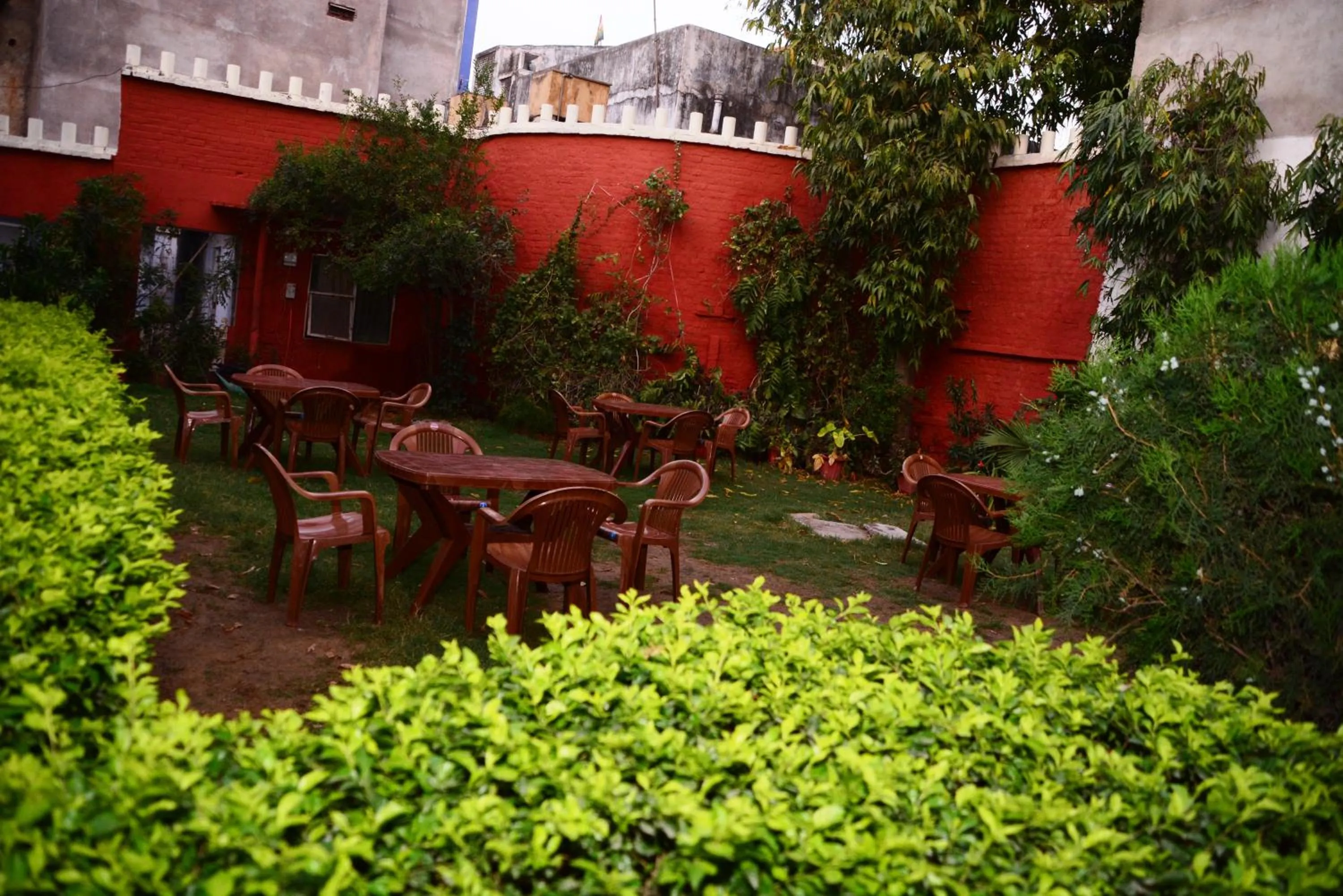 Garden in Hotel Sugandh Retreat- Near Sindhi Camp Bus station