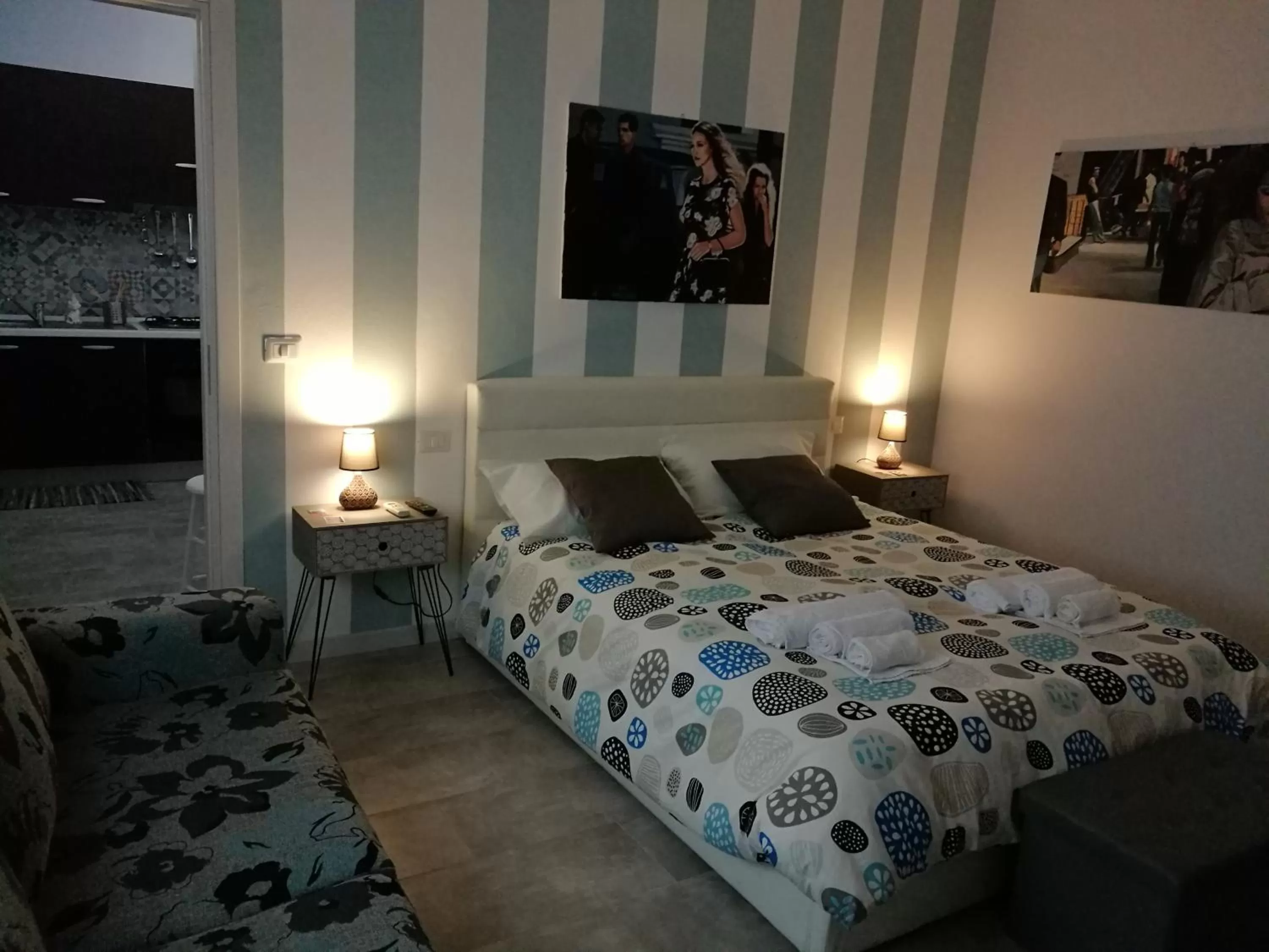 Bed in B&B A casa dell'artista