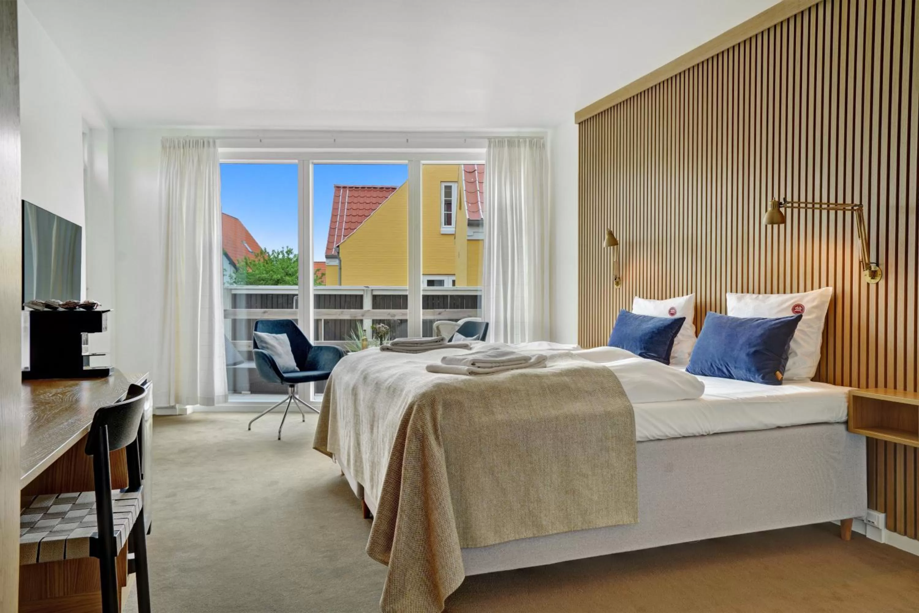 Bed in Skagen Harbour Hotel