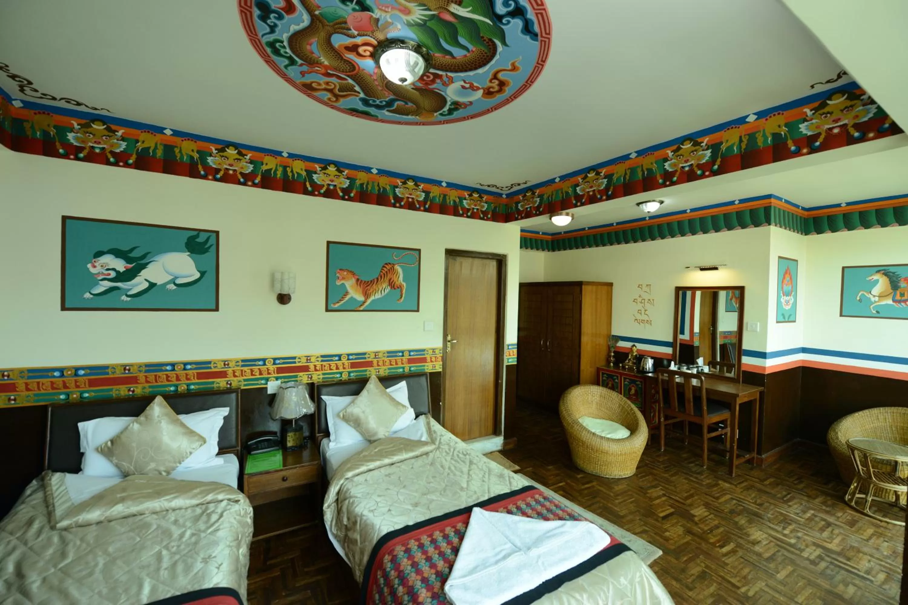 Bed in Kathmandu Eco Hotel