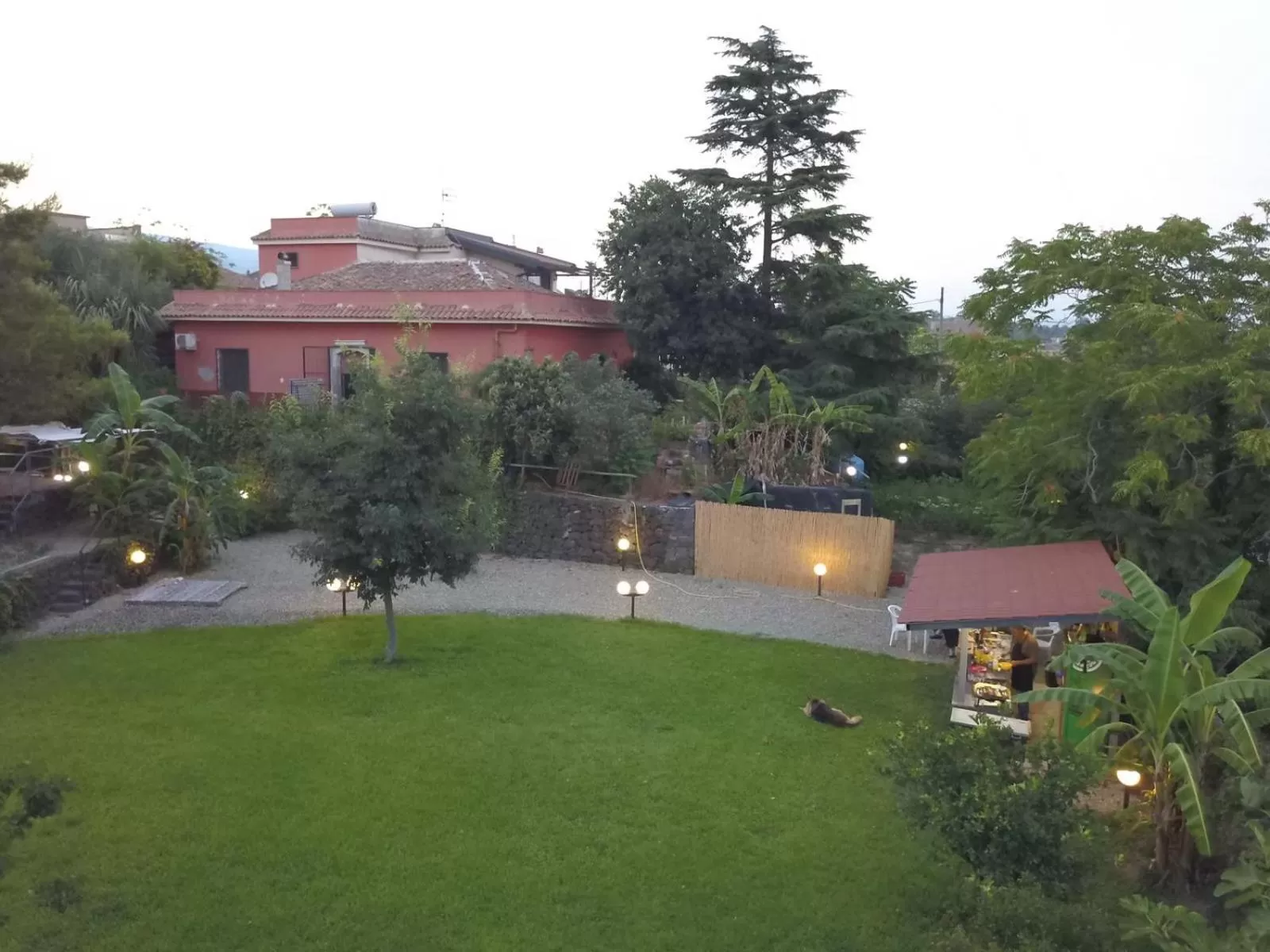 Garden view in B&B Villa Lidia