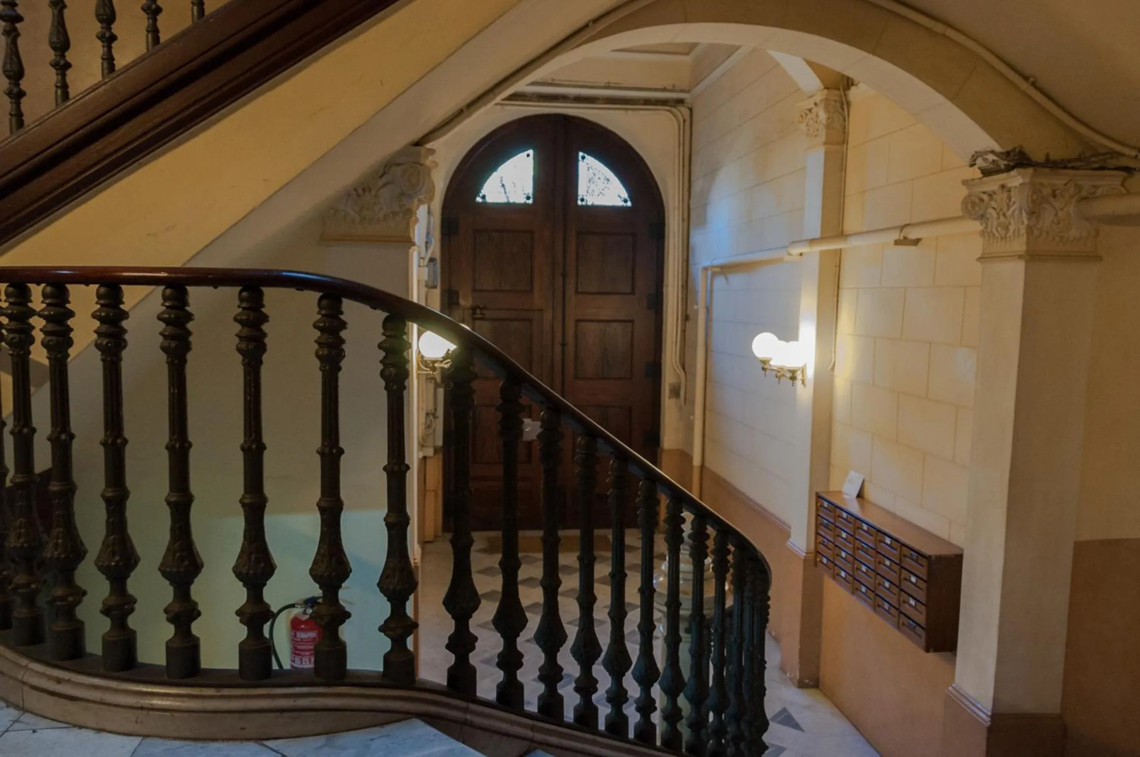 Decorative detail in Hostal Bcn 46