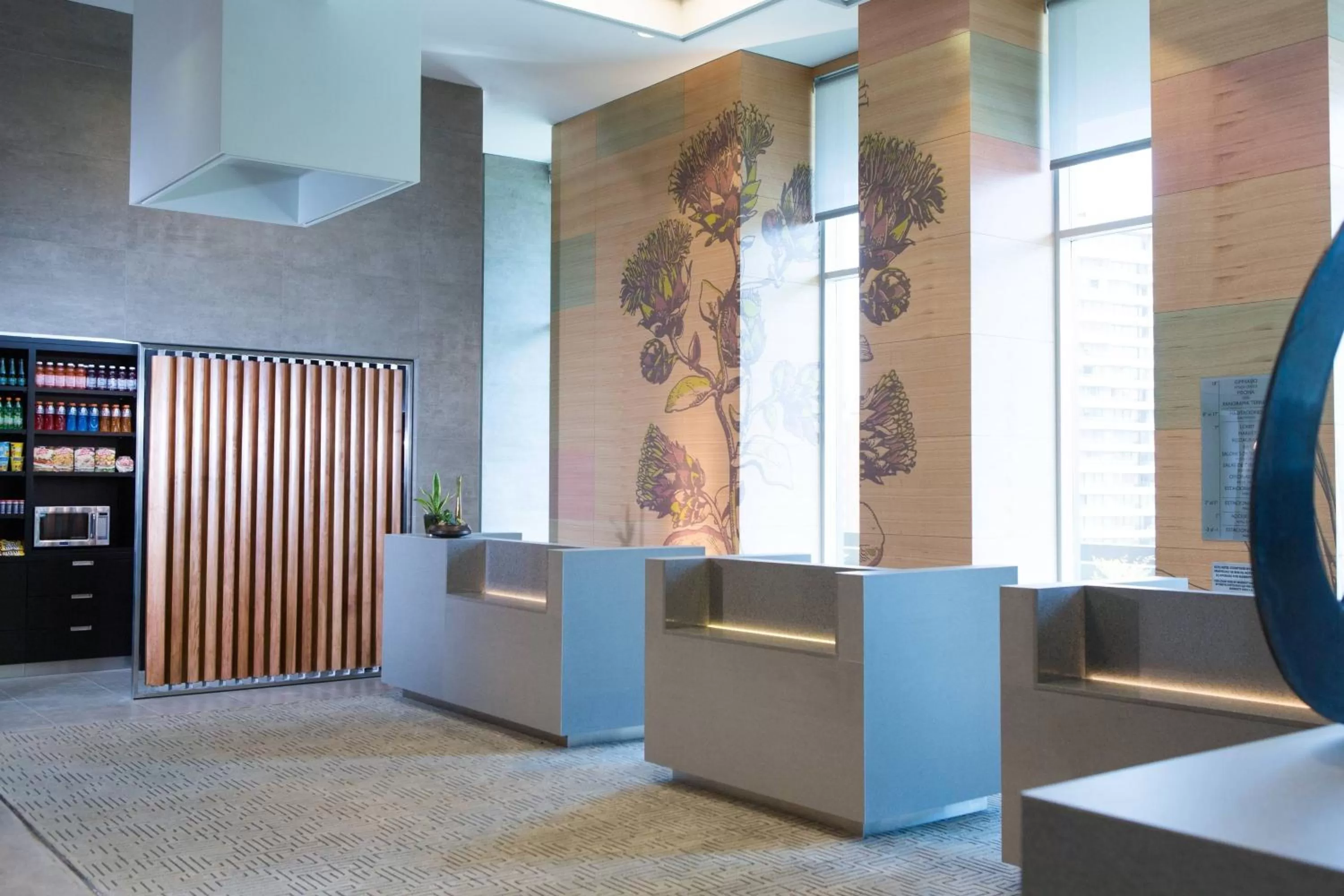 Lobby or reception in Courtyard by Marriott Santiago Las Condes