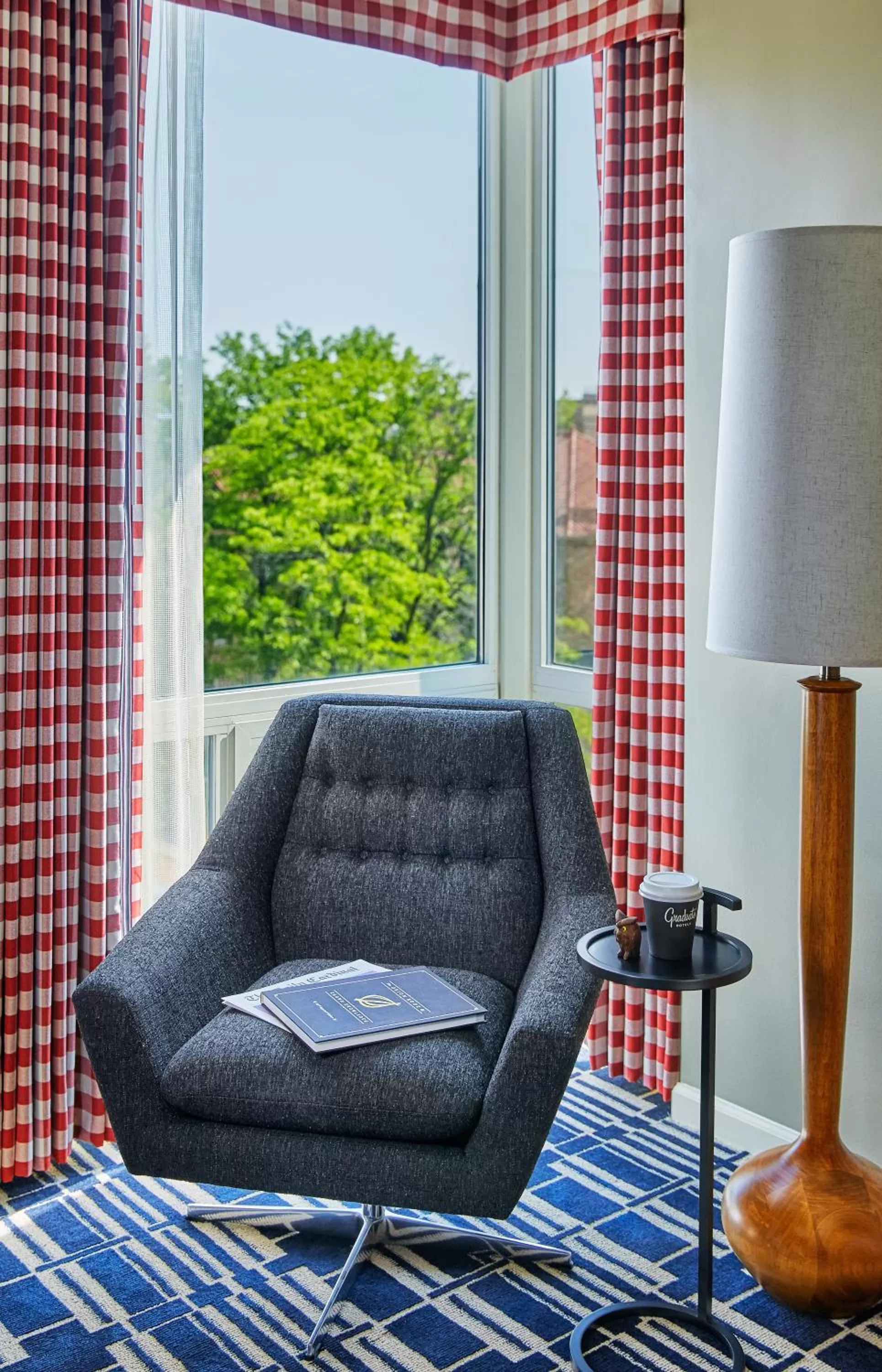 Seating area in Graduate by Hilton Madison