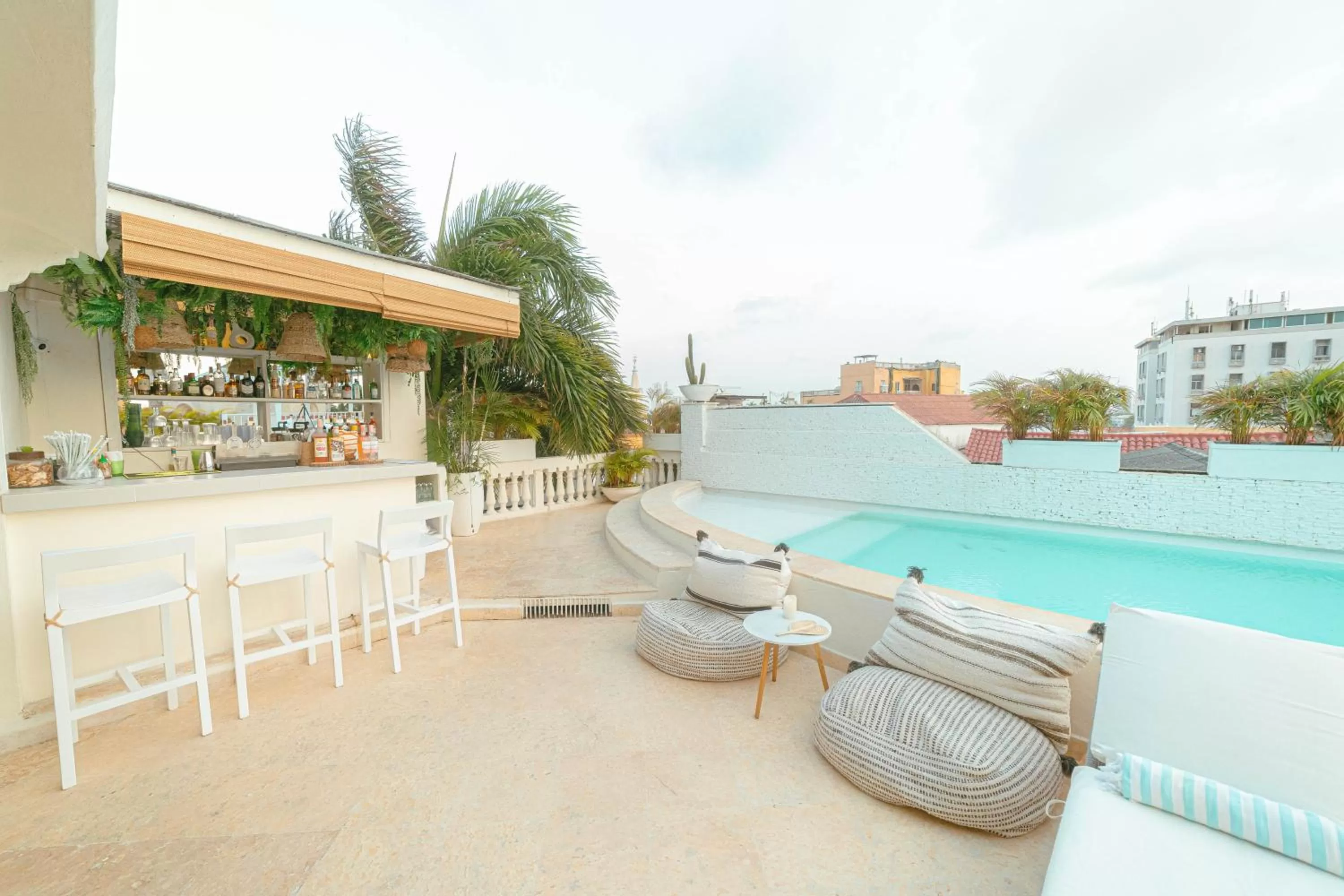 Pool view in Casa Diluca Cartagena Hotel Boutique