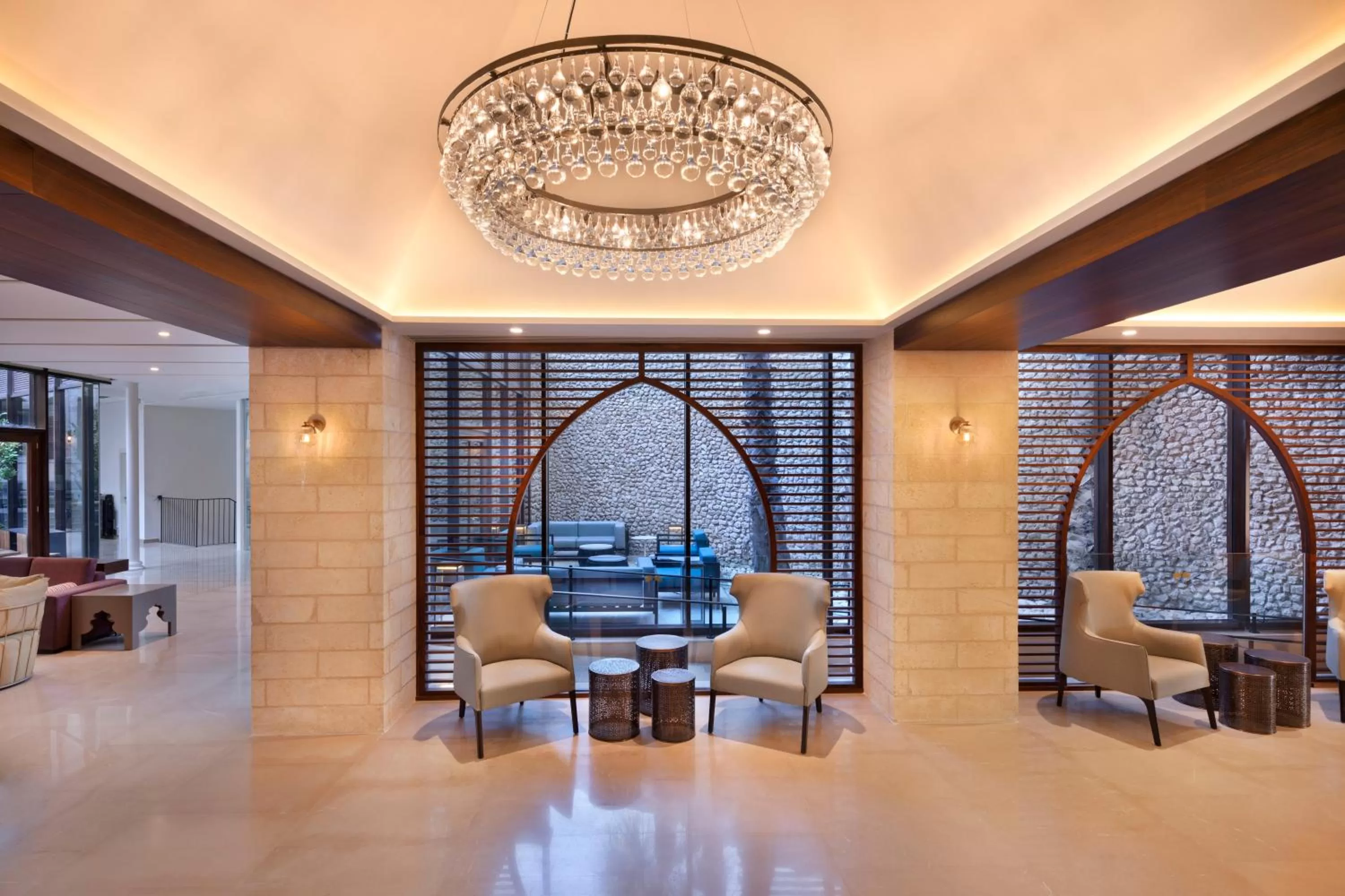Lobby or reception in The Setai Tel Aviv, a Member of the leading hotels of the world