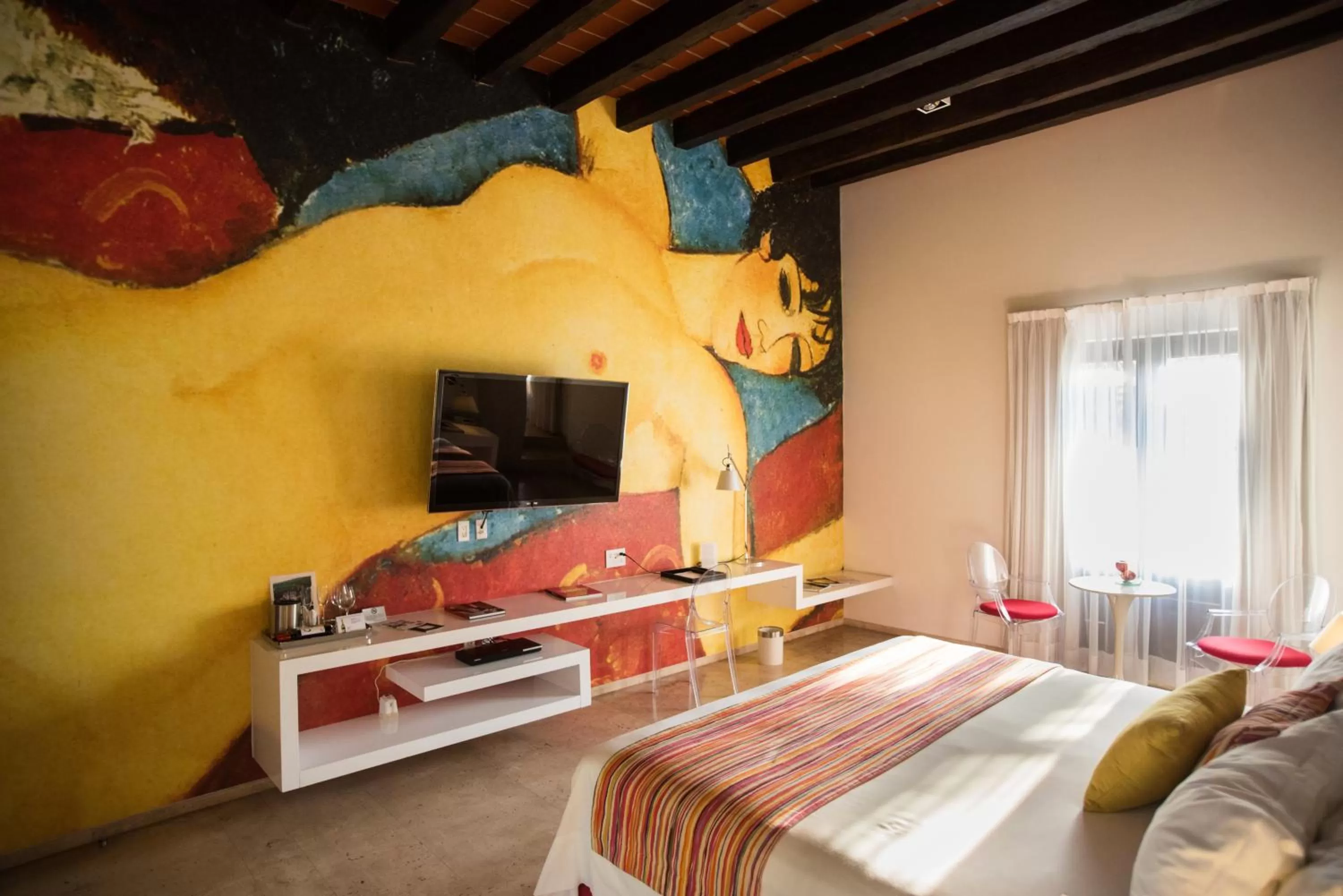 View (from property/room), Bed in Anticavilla Hotel Restaurante & Spa