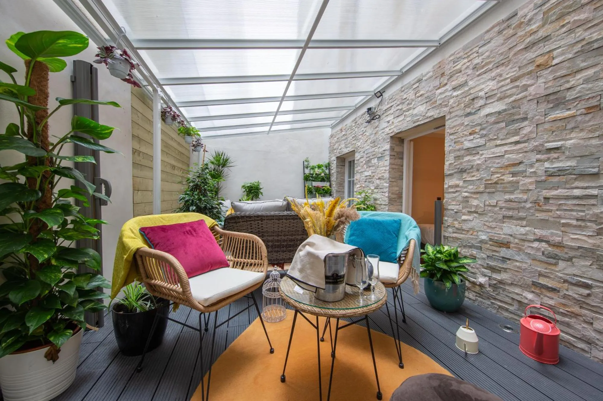 Balcony/Terrace in Hôtel Veryste & Spa Paris