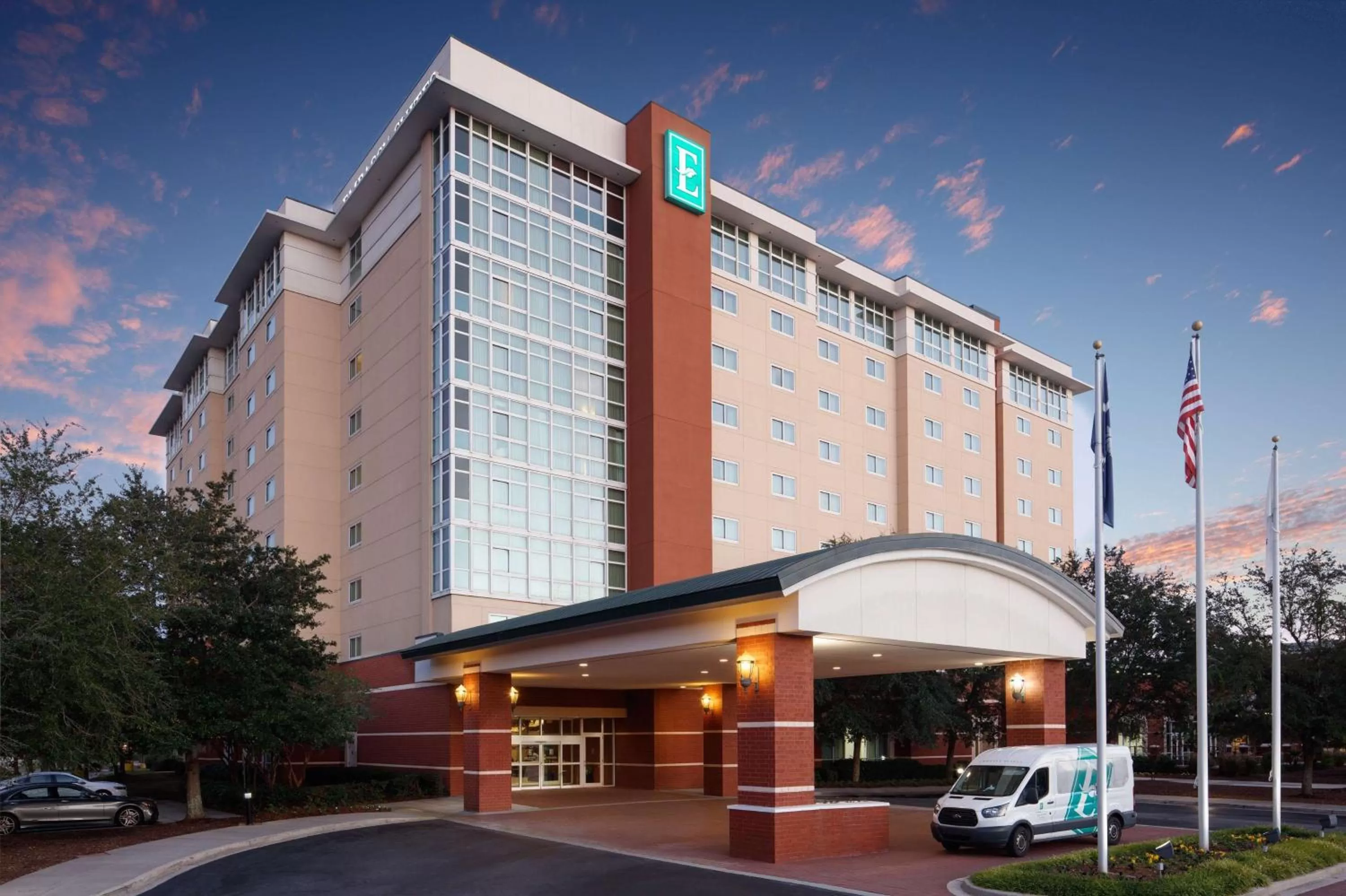 Property building in Embassy Suites North Charleston Airport Hotel Convention