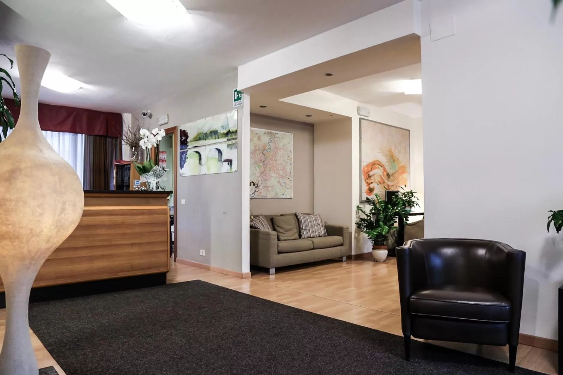 Lobby or reception in Hotel Sisto V