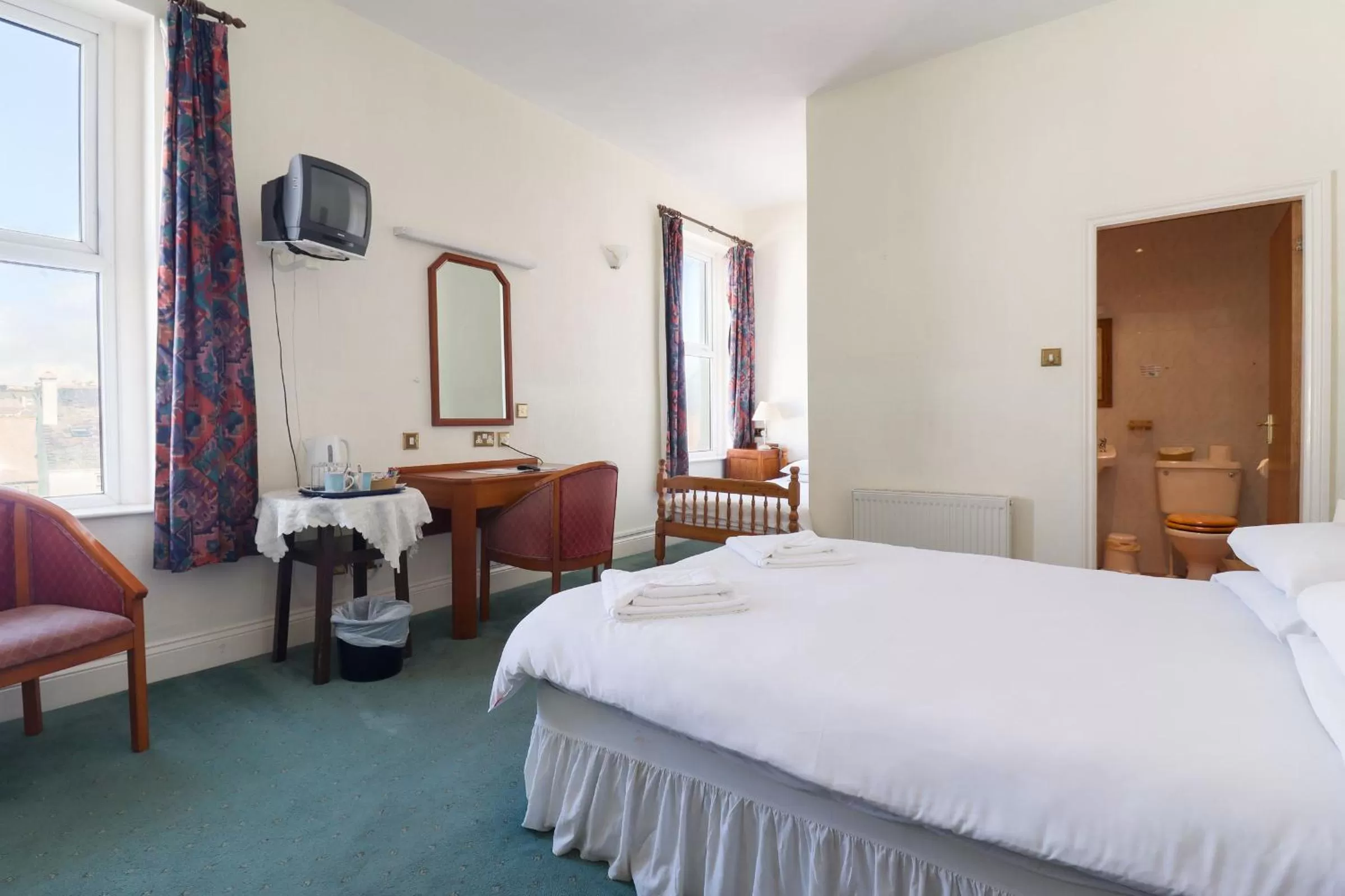 Bed in Falcon's Nest Hotel