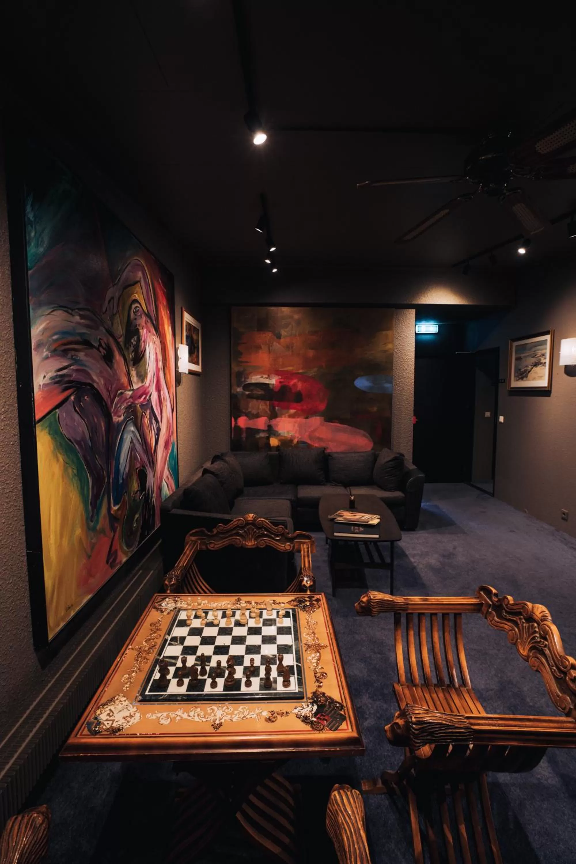 Living room in Brim Hotel