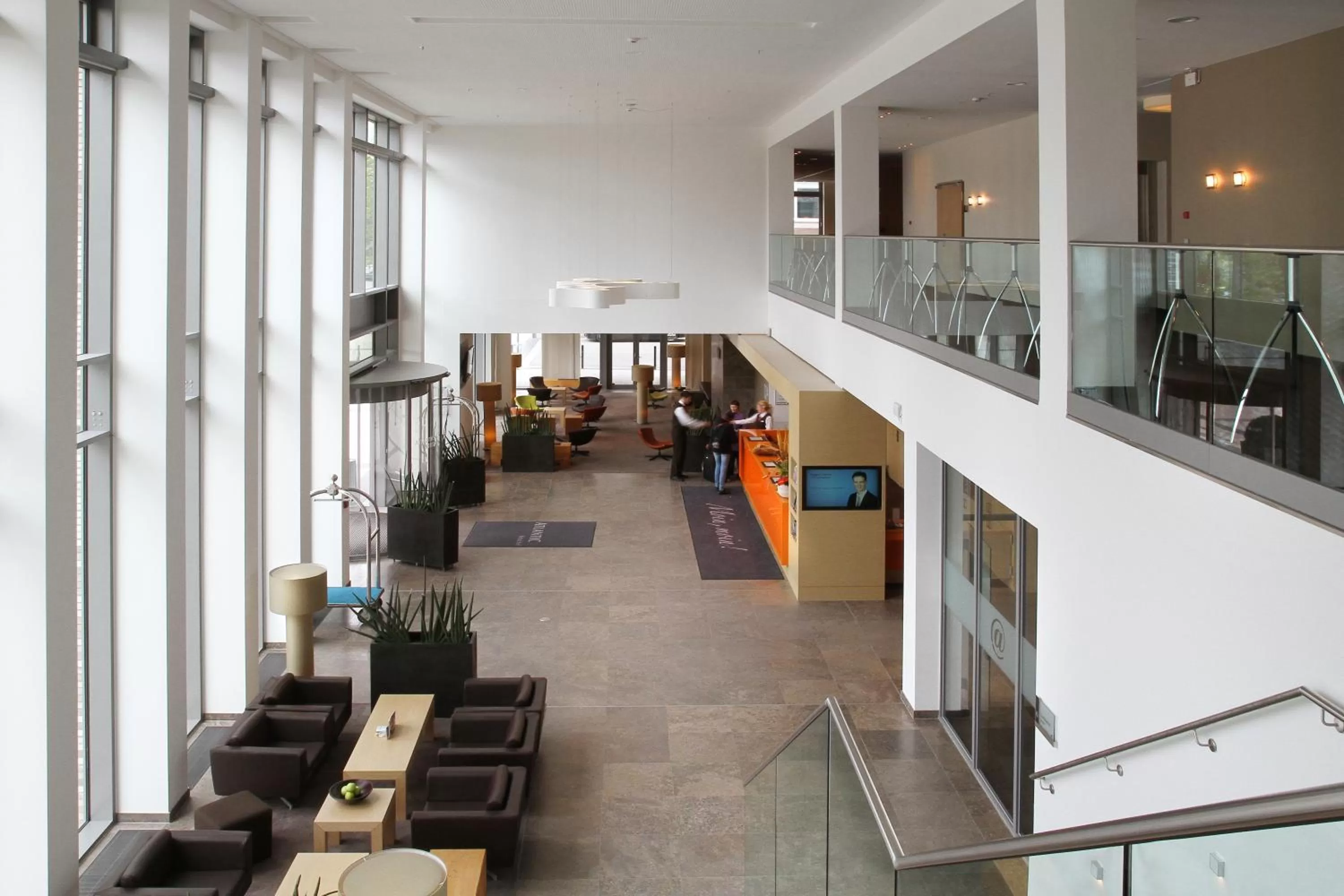 Lobby or reception in ATLANTIC Hotel Kiel