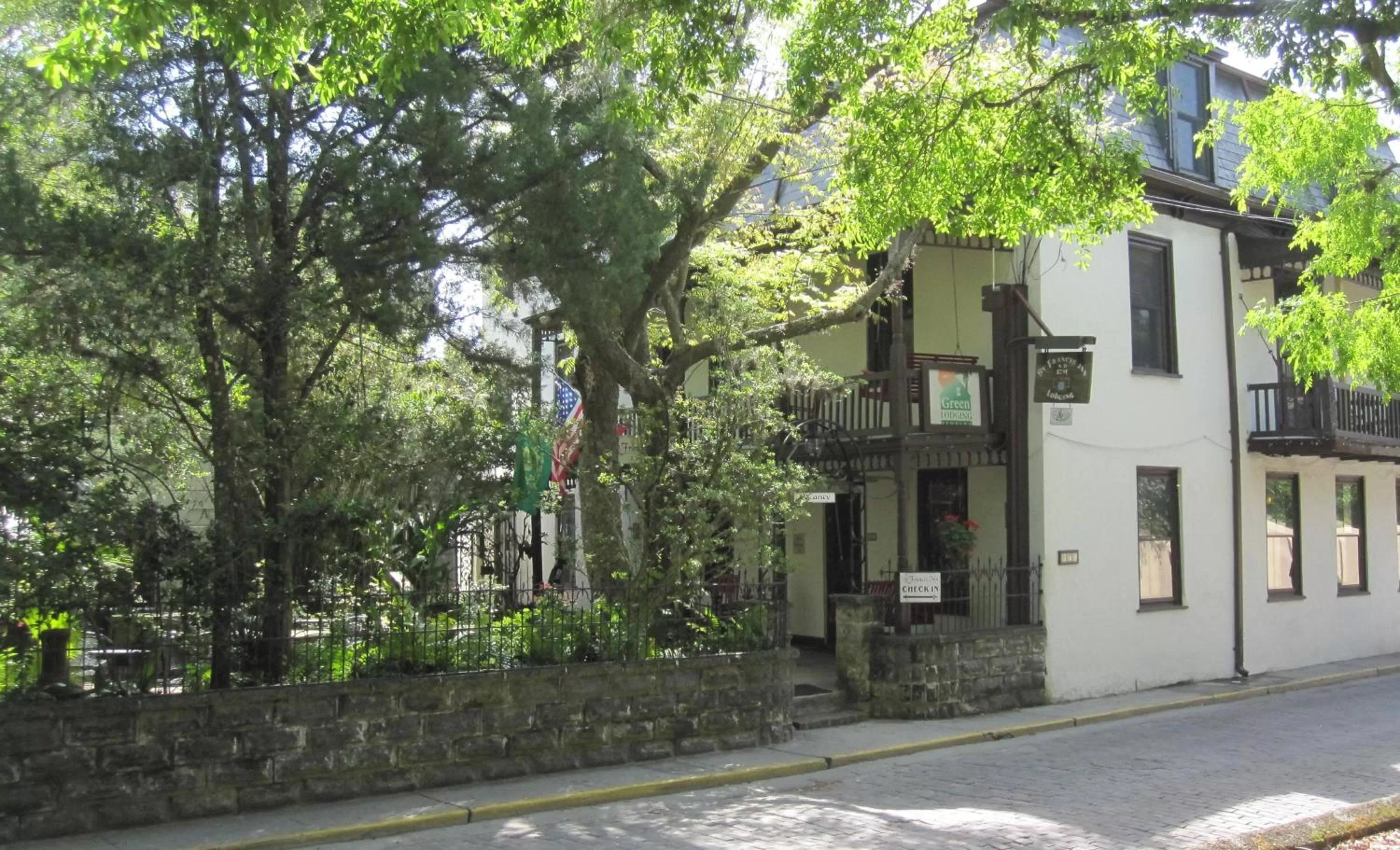 Facade/entrance in St. Francis Inn - Saint Augustine