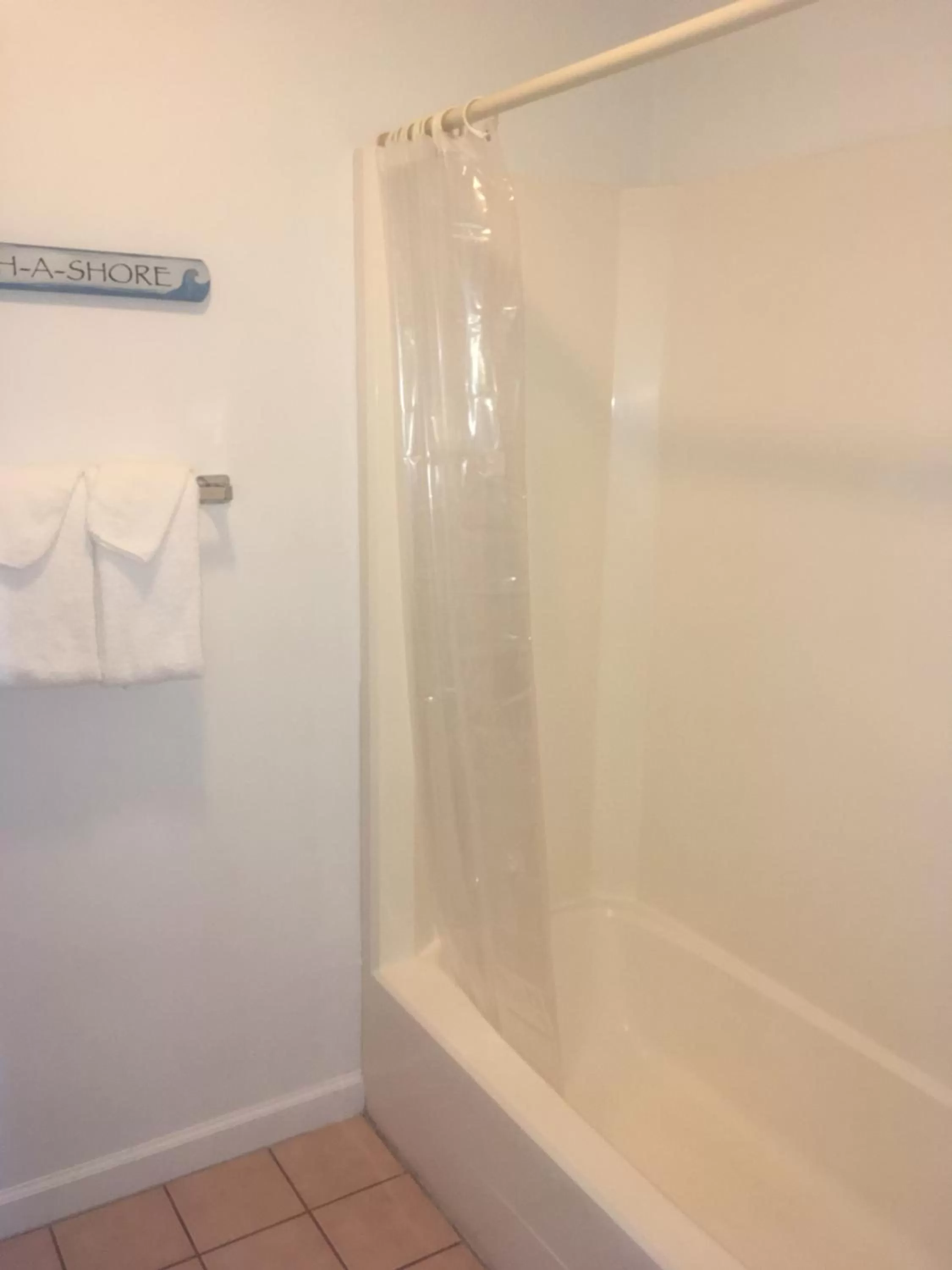 Bathroom in Ocean Cove Motel