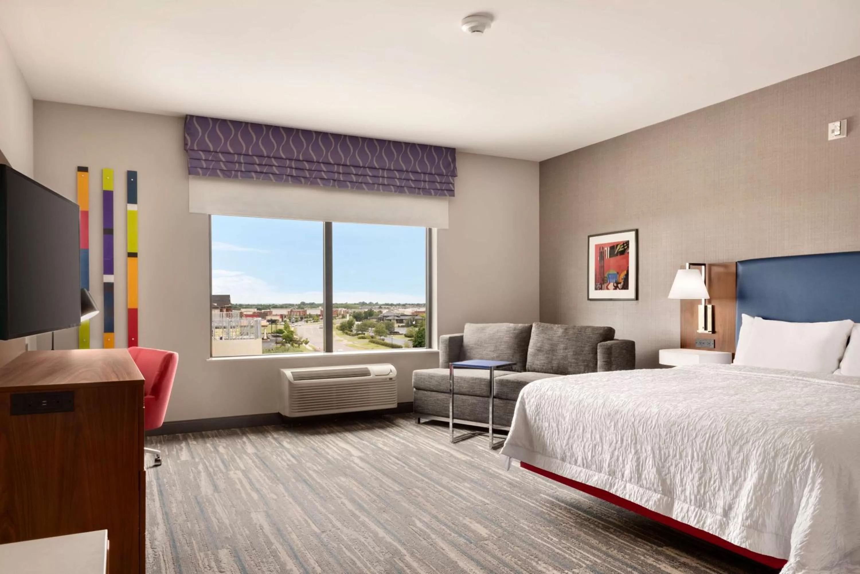 Bed in Hampton Inn & Suites Norman-Conference Center Area, Ok