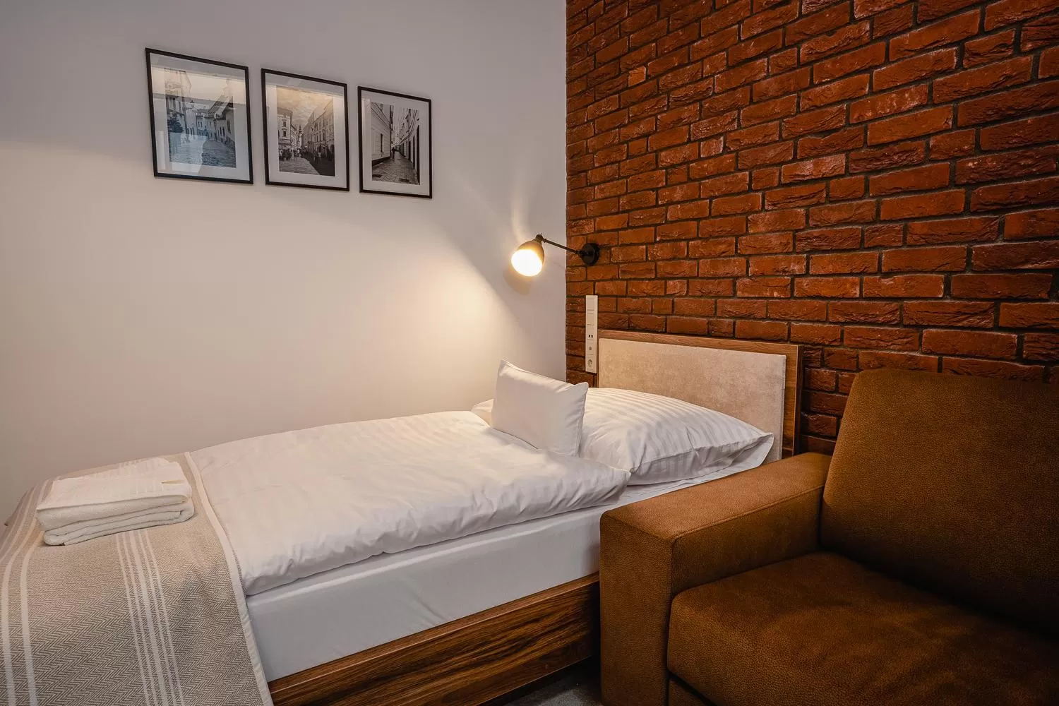 Bed in Garni Hotel DOCK Bratislava