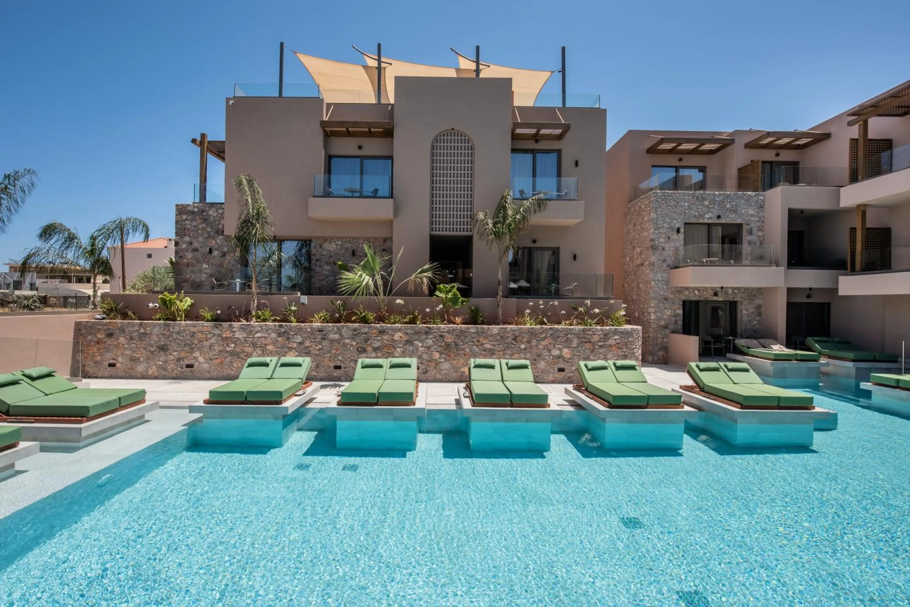 Swimming pool in Paralos Venus Suites Adults Only