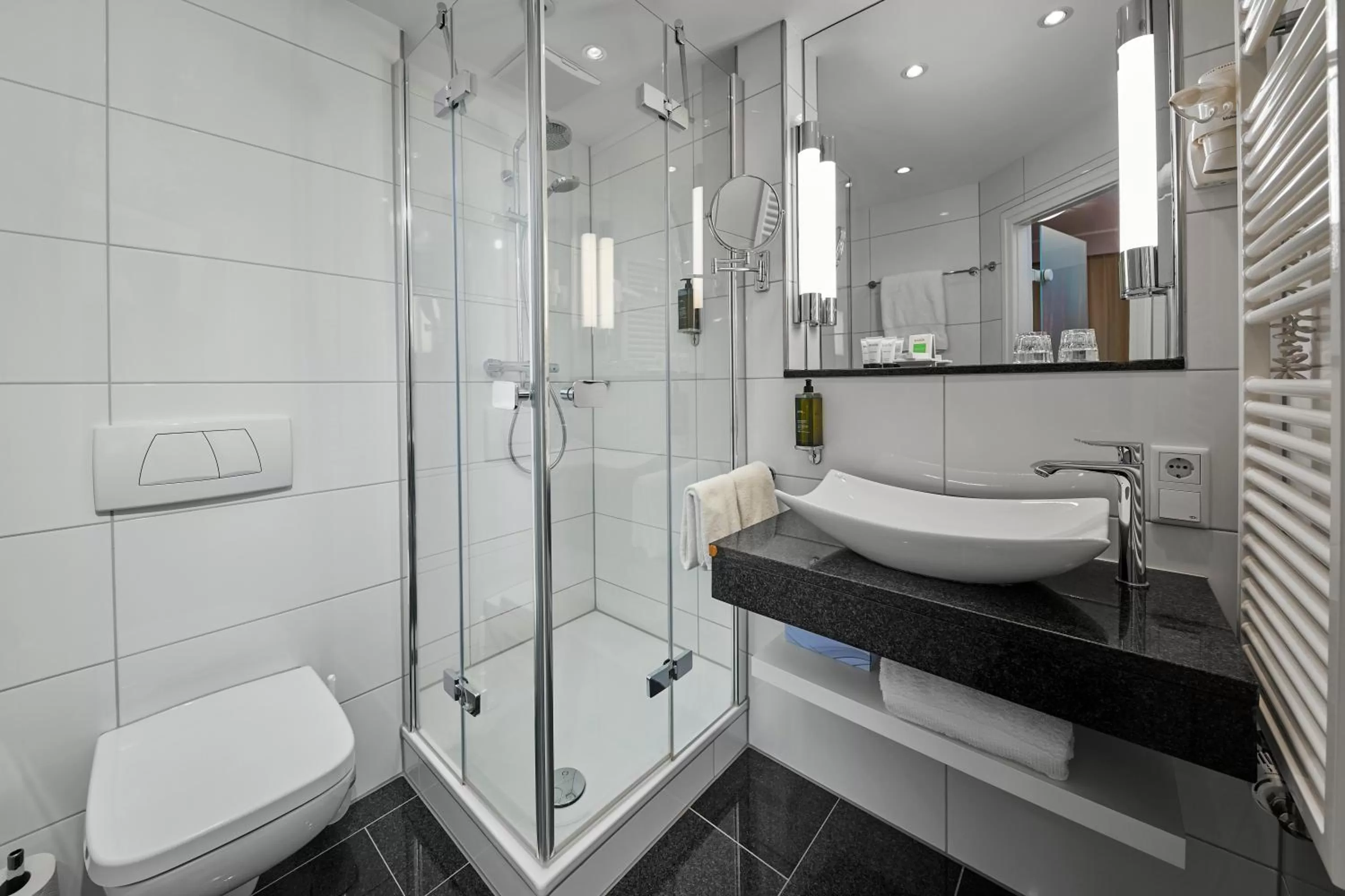 Shower in Hotel Rimberg