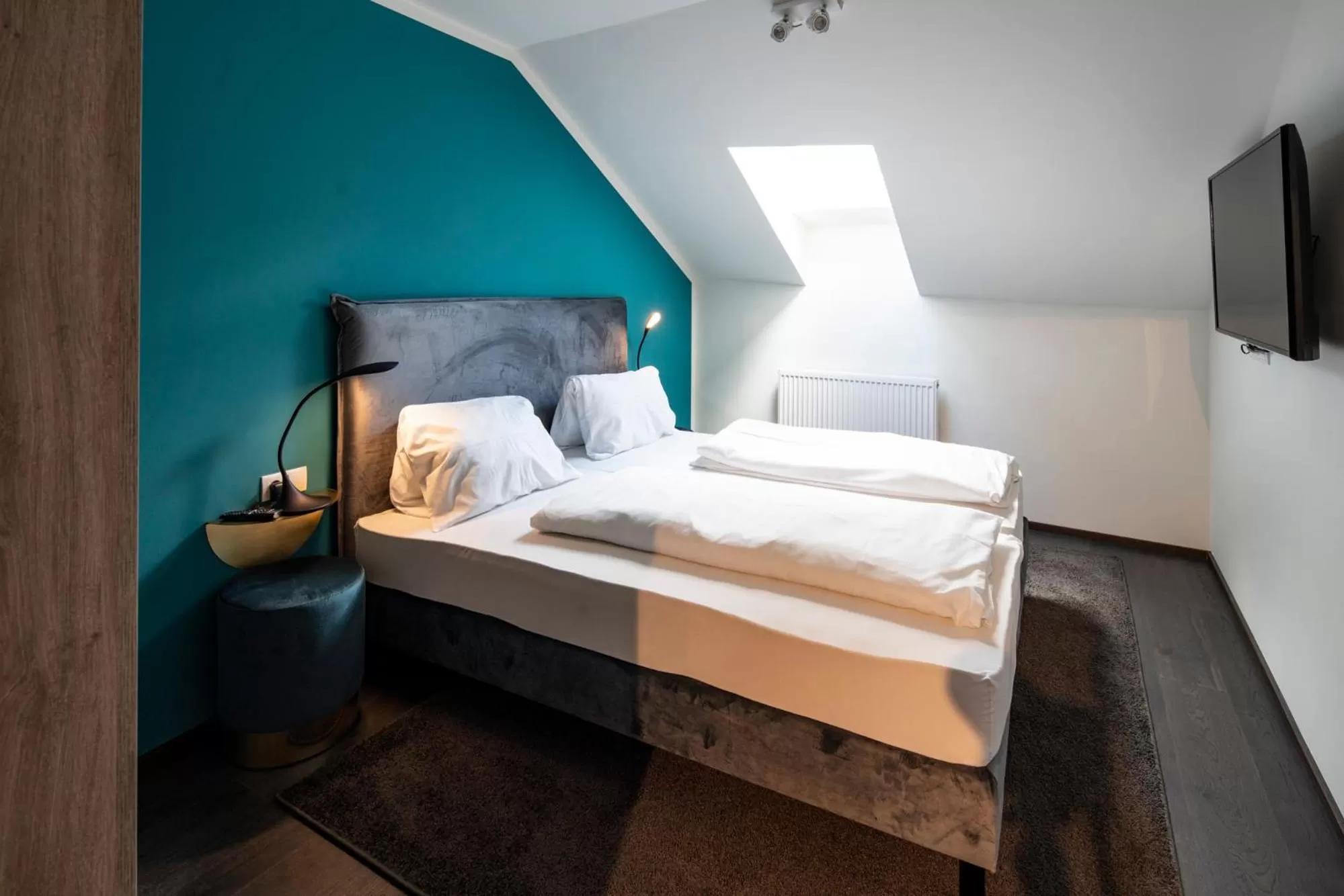 Bed in Blackhome Innsbruck Boutique I contactless check-in