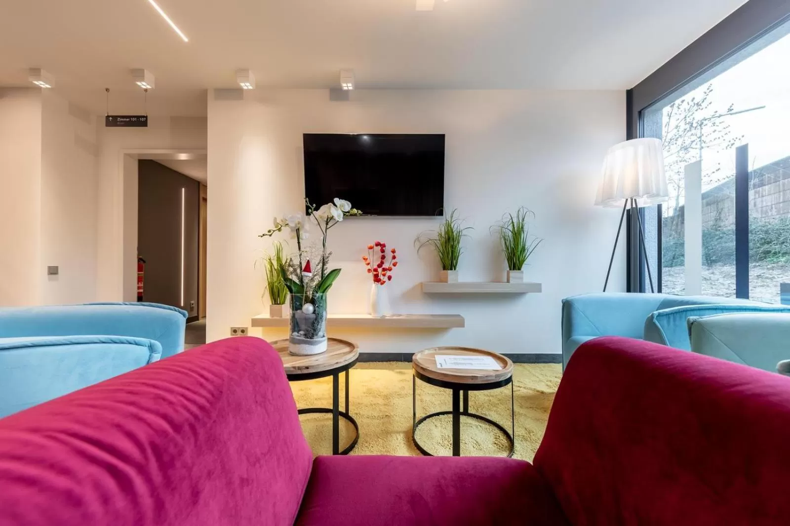 Lobby or reception in Serways Hotel Hösel