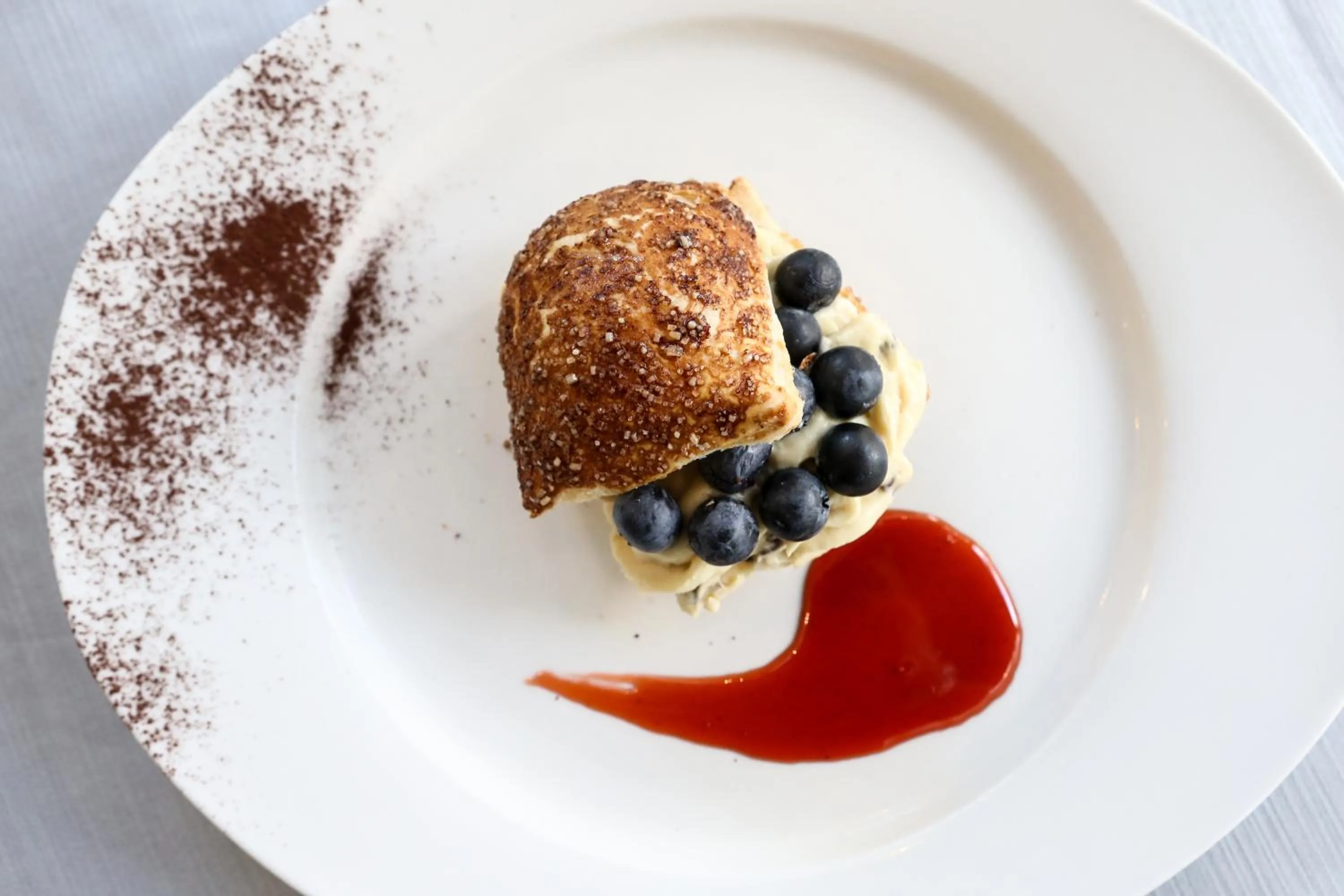 Food close-up in Grand Hotel Tettuccio