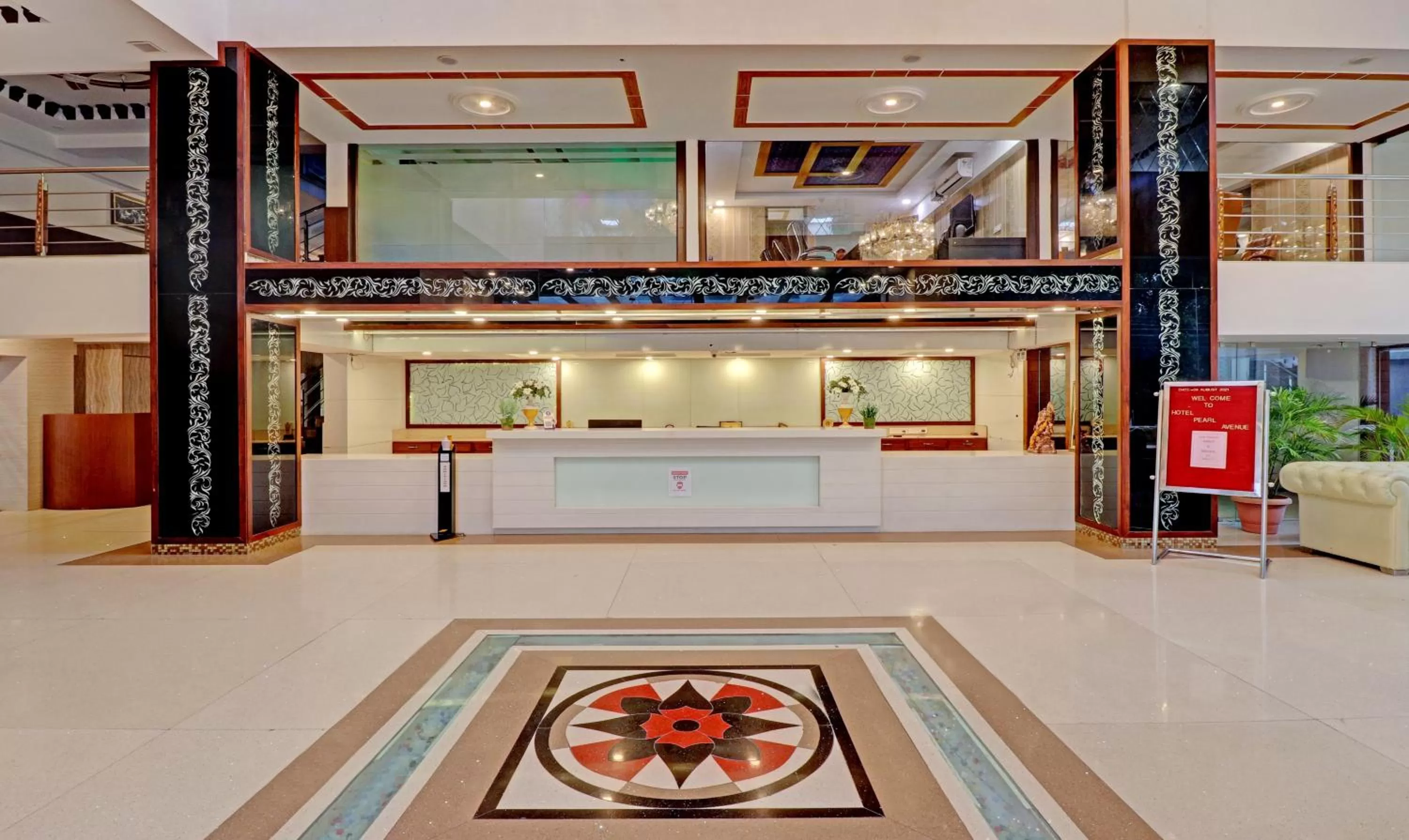 Lobby or reception in Treebo Tryst Pearl Avenue Ring Road