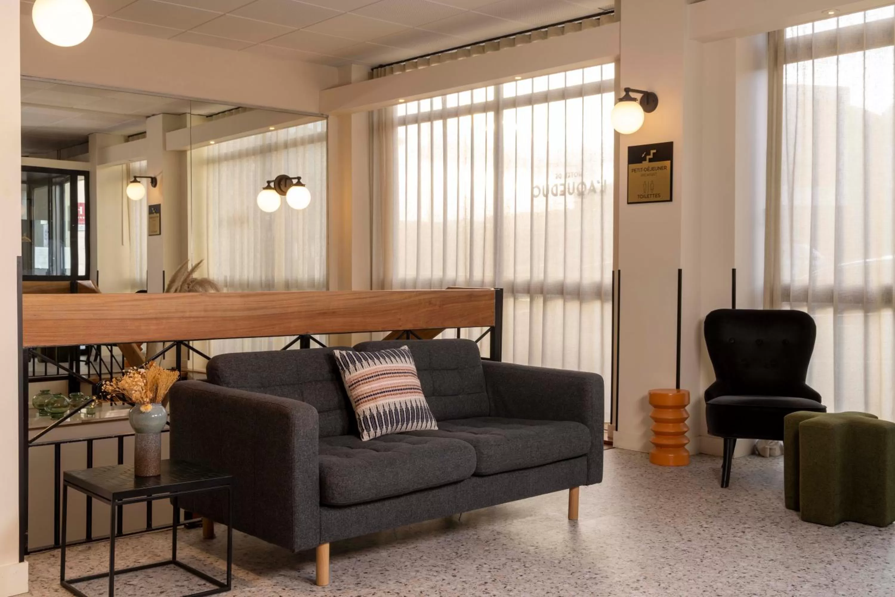 Lobby or reception in Hotel de l'Aqueduc