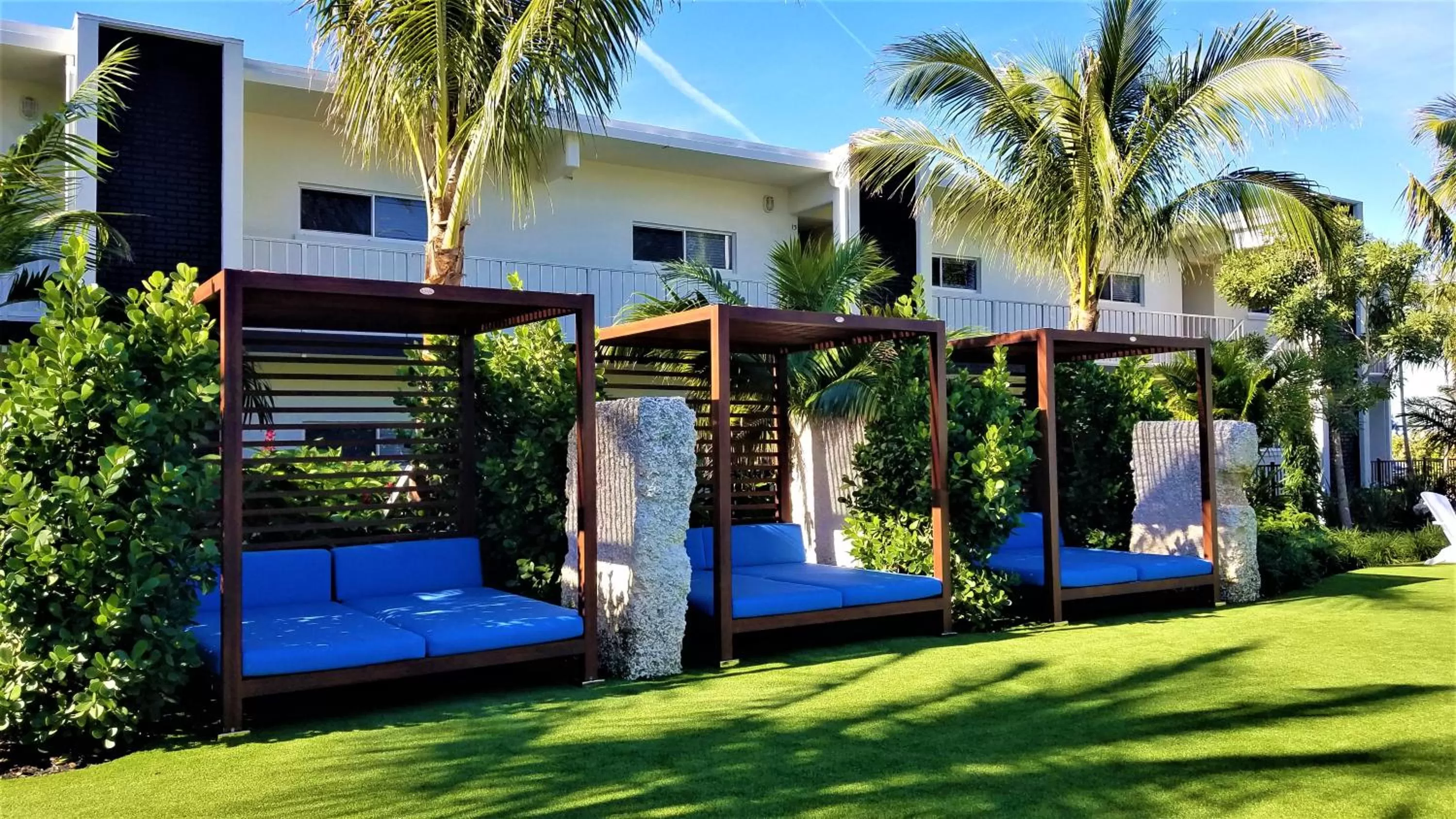 Garden view in Bali Hai Beachfront Resort and Spa