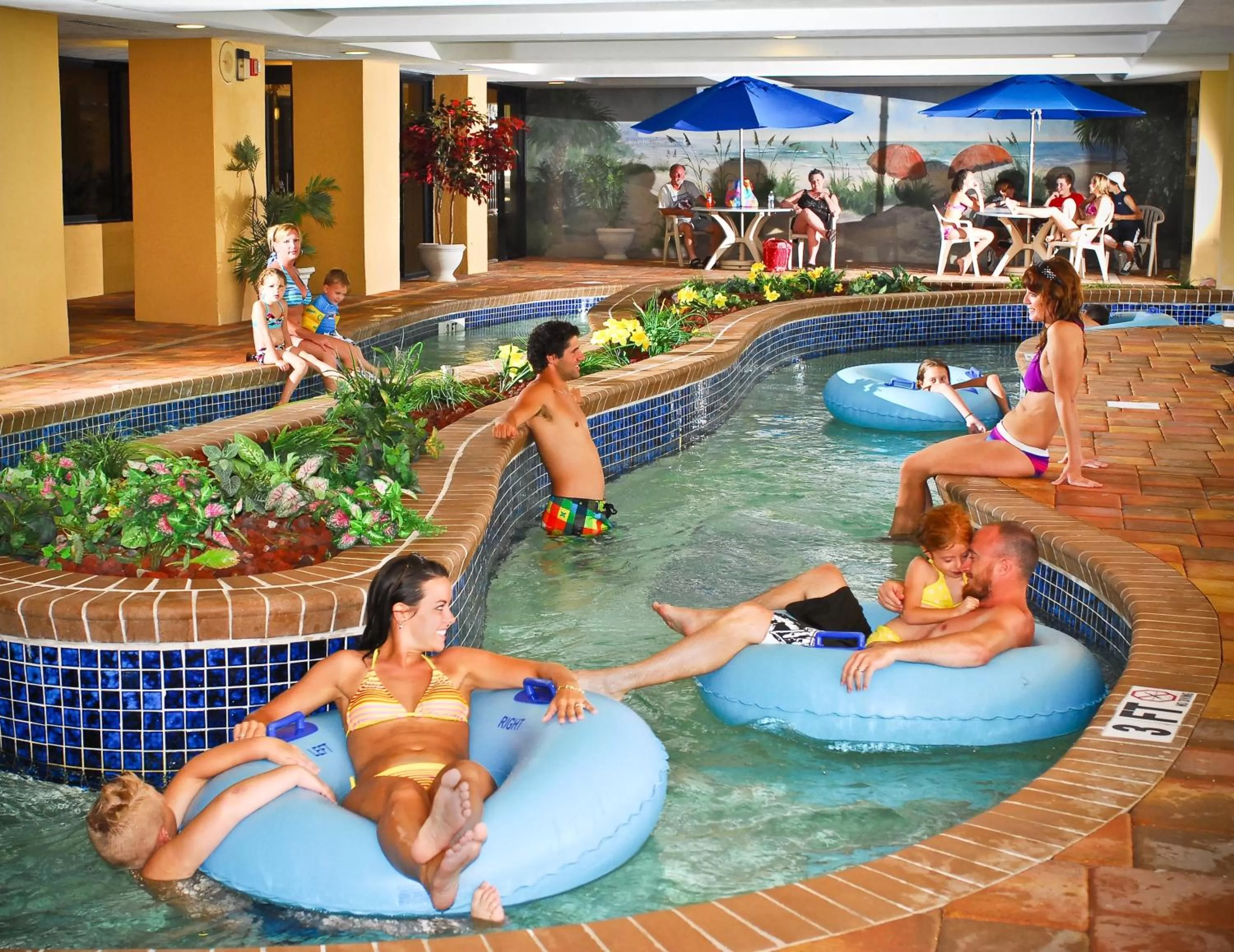 Swimming pool in Holiday Pavilion Resort on the Boardwalk