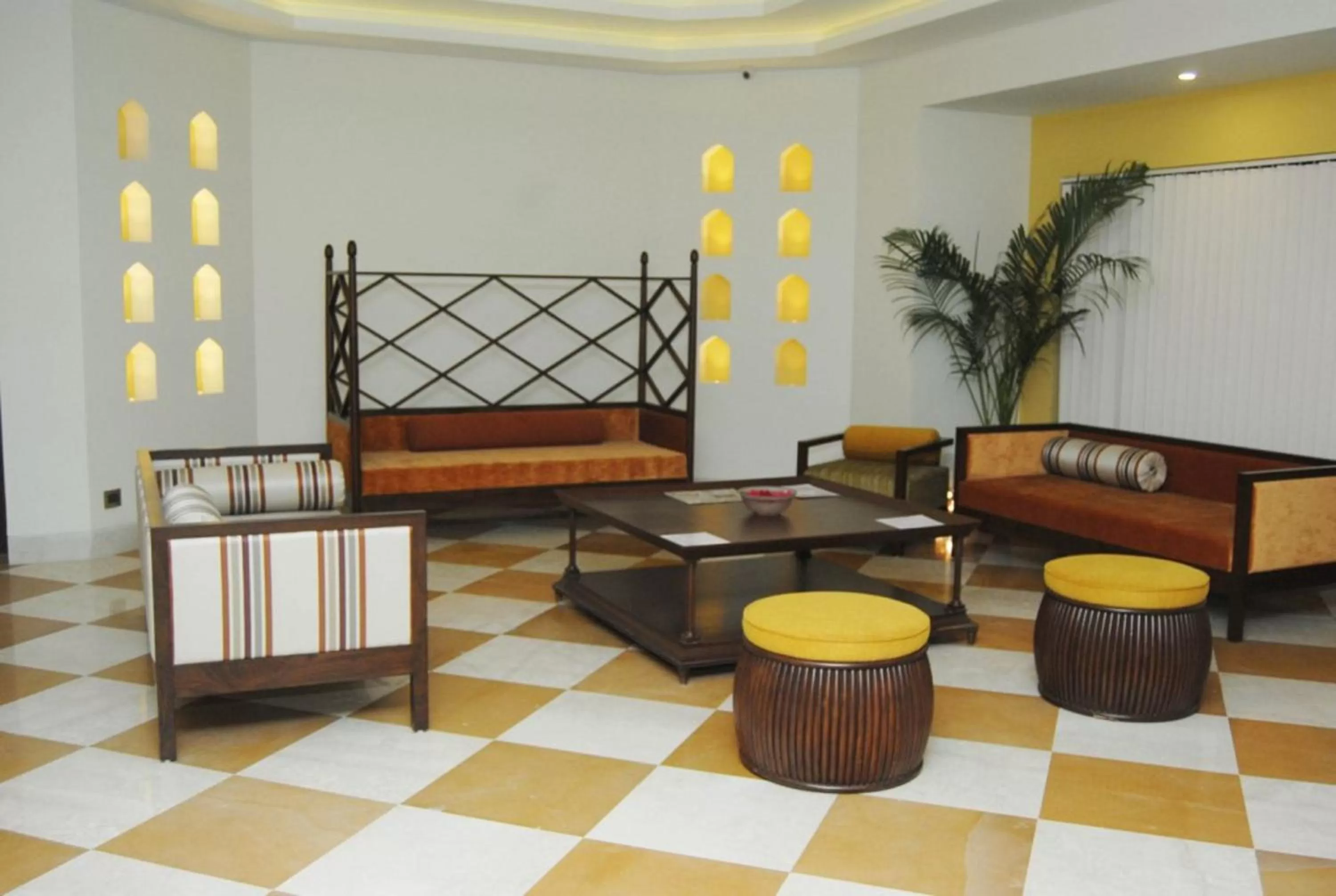 Seating area in Hotel Abigail Goradia's