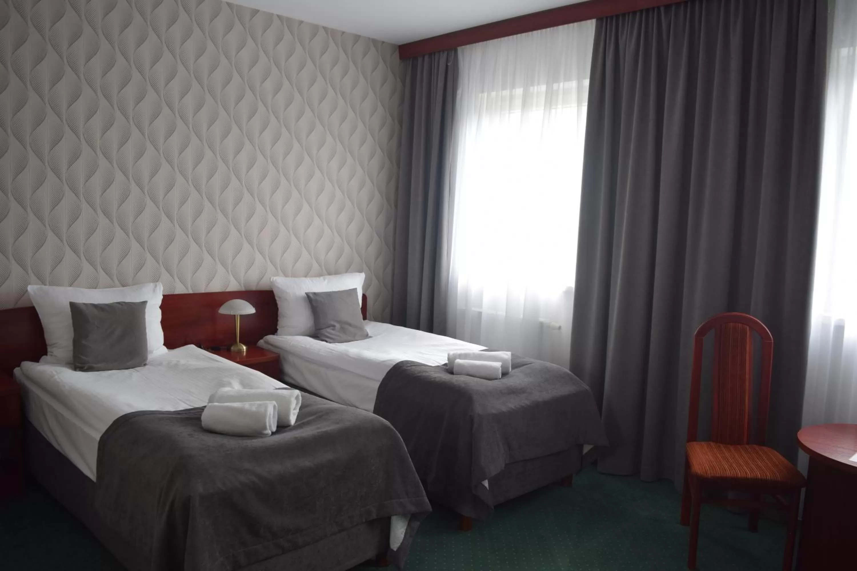 Bed in Hotel Maraton