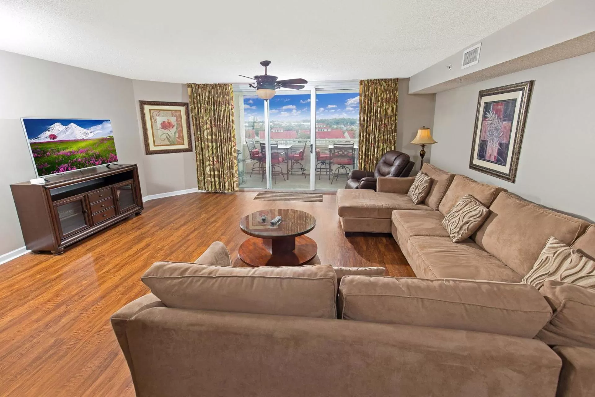 Living room in Barefoot Resort Golf & Yacht Club Villas