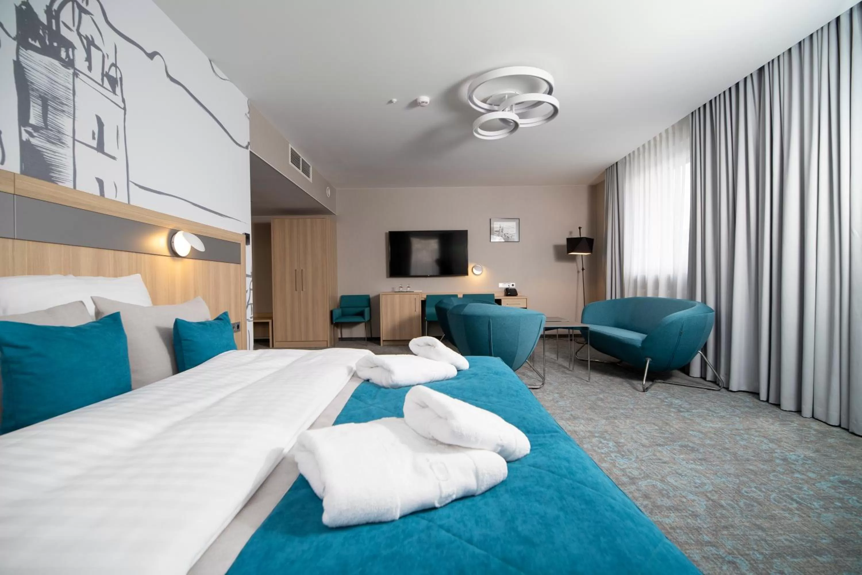 Photo of the whole room, Bed in Krowodrza Centrum Konferencyjno - Hotelowe