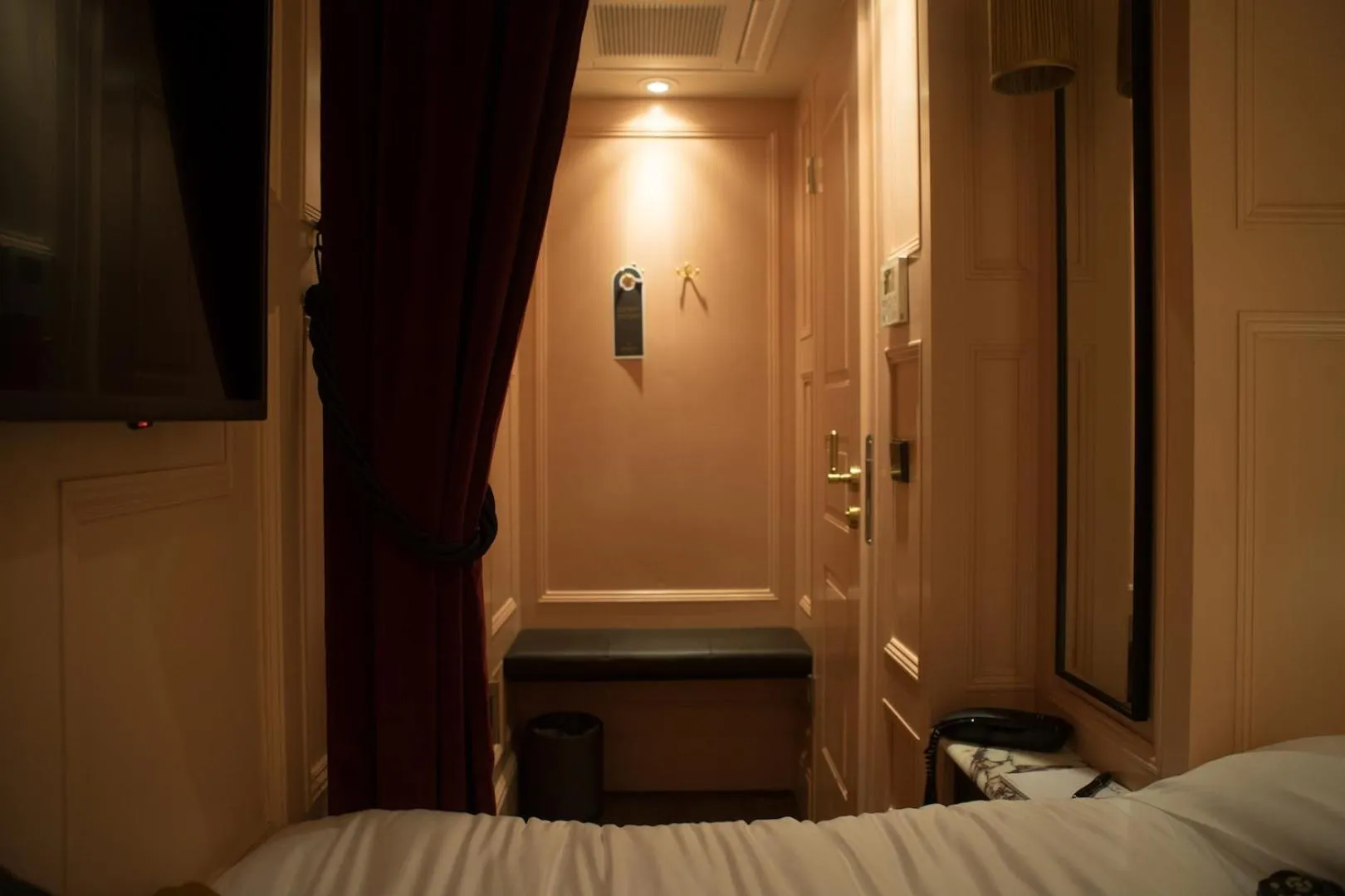 Bed in Mimi's Hotel Soho