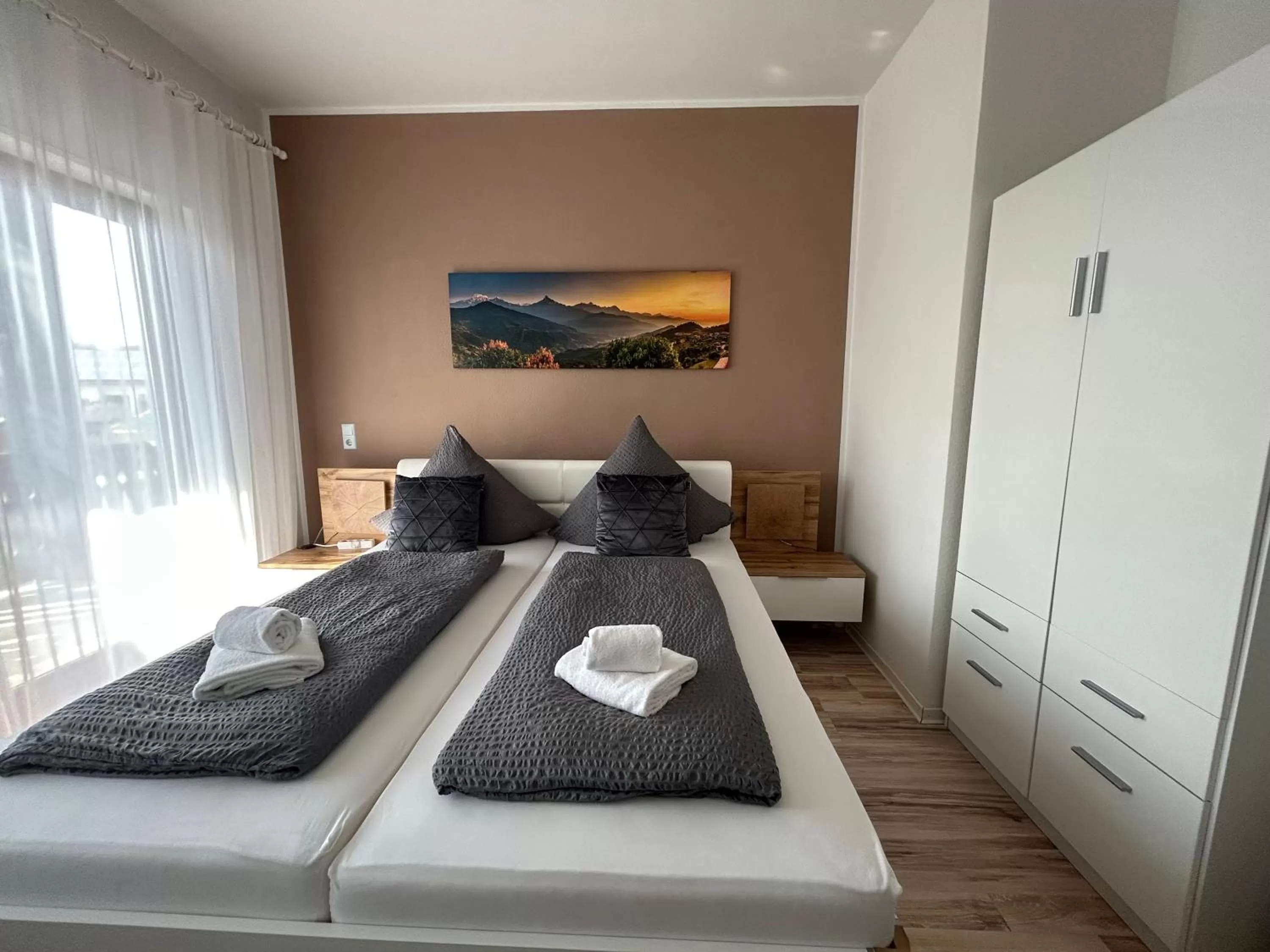 Bed in Hotel Hasselberg