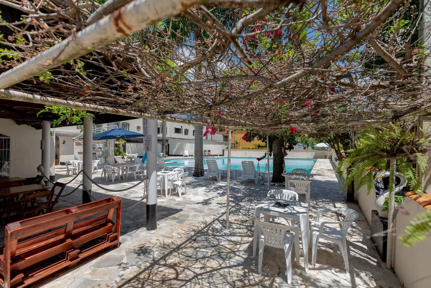 Patio in Iguassu Flats Hotel