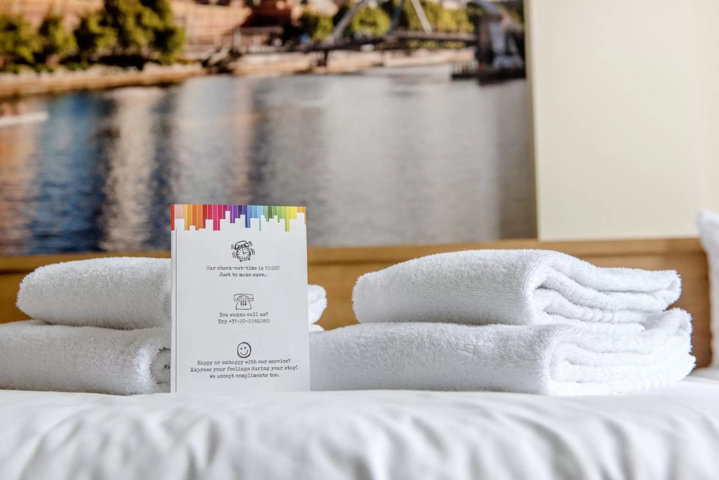 Bed in Citiez Hotel Amsterdam